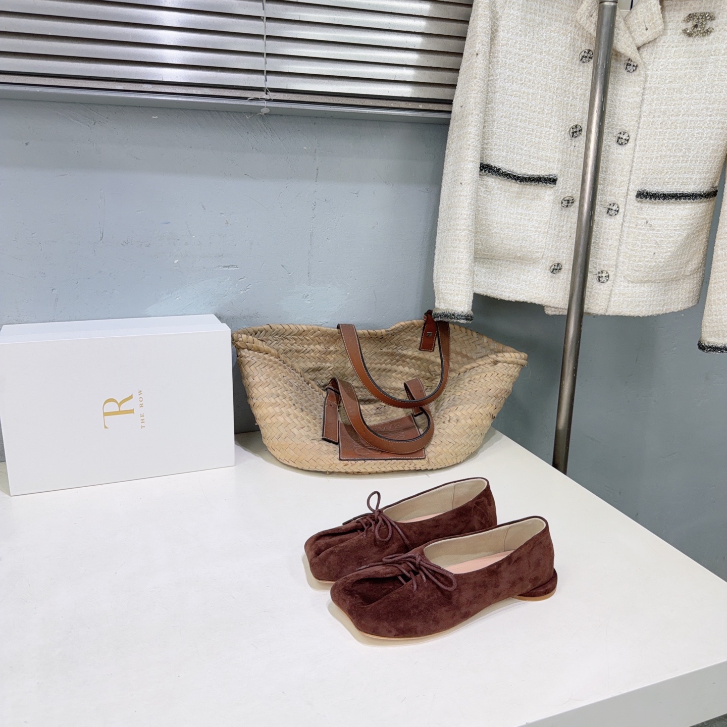 ¡Fábrica de alta calidad! Marca de moda de nicho 🔥 The Row 26 nuevos mocasines con cordones y tacón plano con punta re…