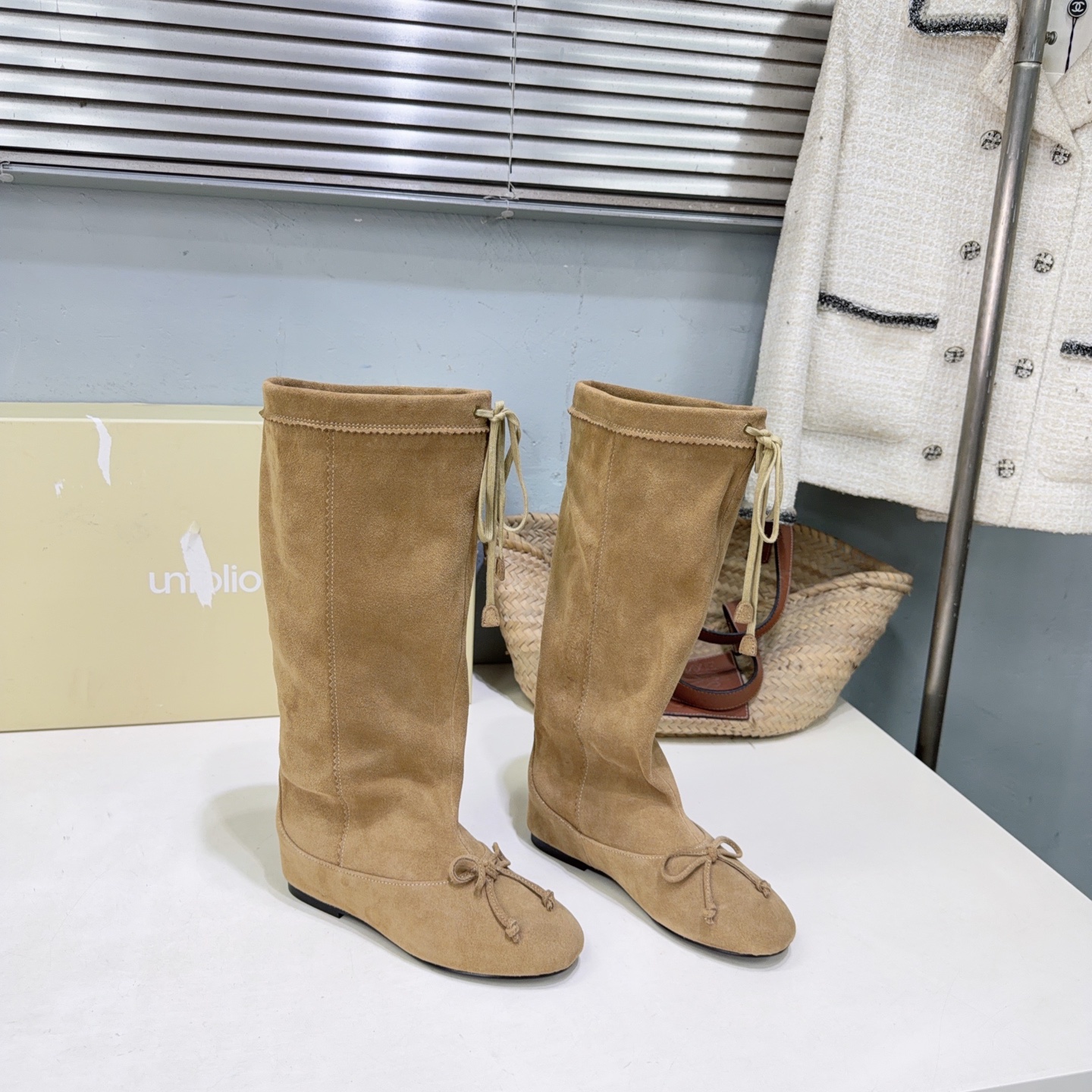 ¡Fábrica de alta calidad! Marca de moda de nicho 🔥Unfolio𝟐𝟔Nuevo producto para principios de otoño Botas de ballet c…