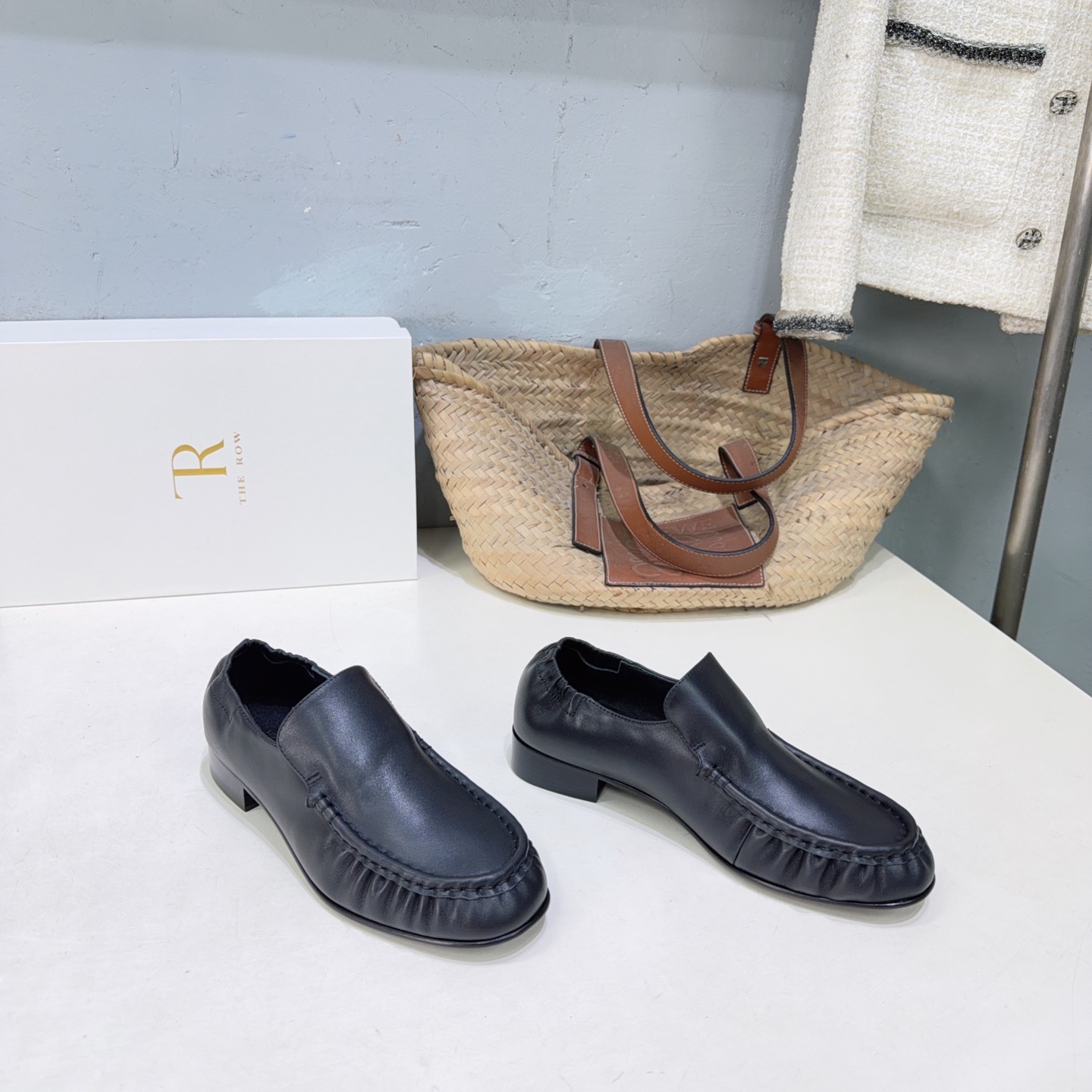¡Fábrica de alta calidad! Marca de moda de nicho 🔥¡La serie de zapatos individuales de mocasines elásticos modernos re…