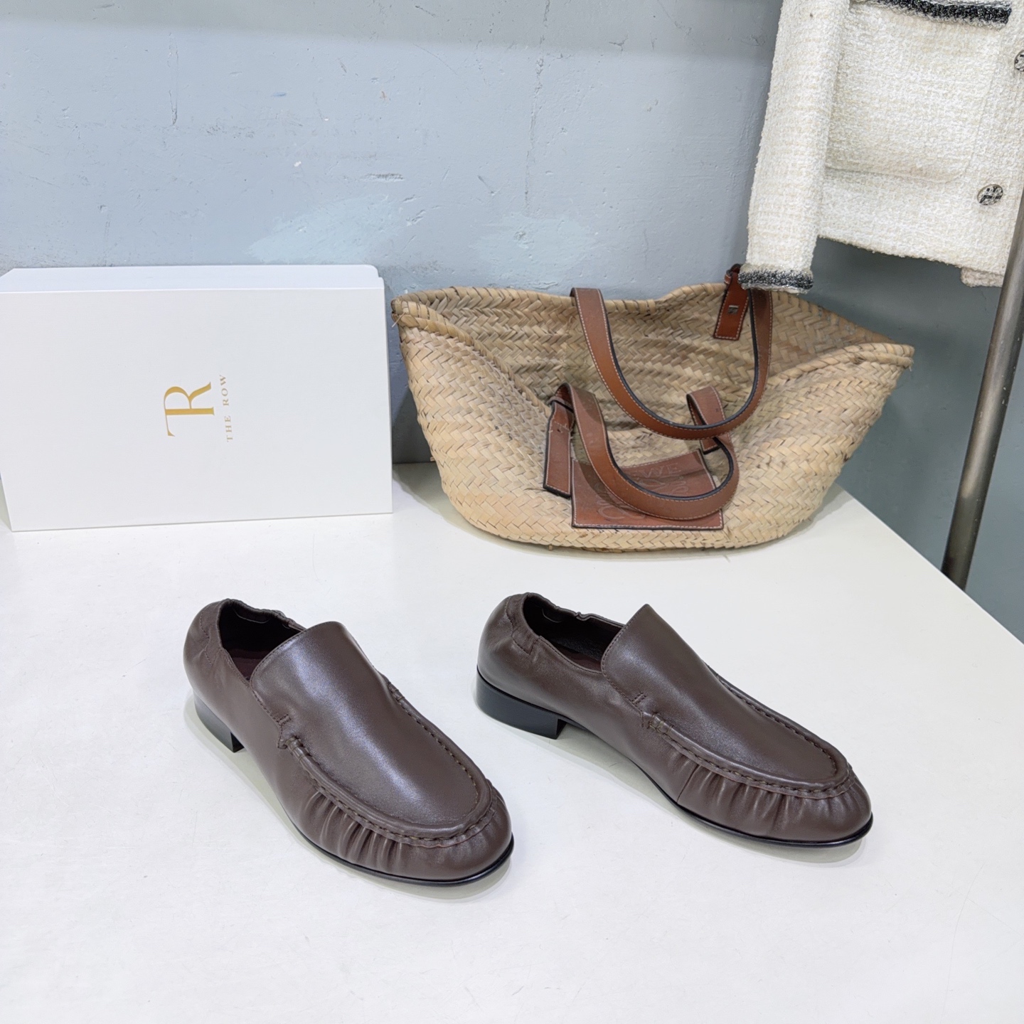 ¡Fábrica de alta calidad! Marca de moda de nicho 🔥¡La serie de zapatos individuales de mocasines elásticos modernos re…
