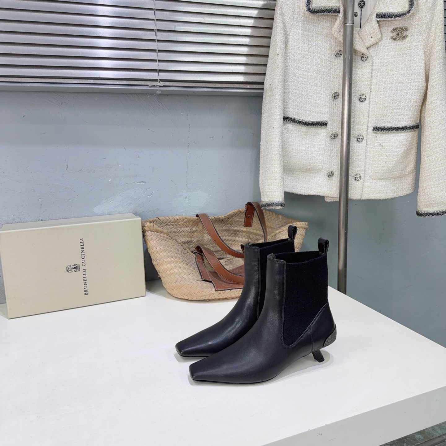 ¡Fábrica de alta calidad! ¡Calidad superior! 🔥Brunello Cucinelli /BC 2026ss otoño e invierno botas cortas sin cordones…