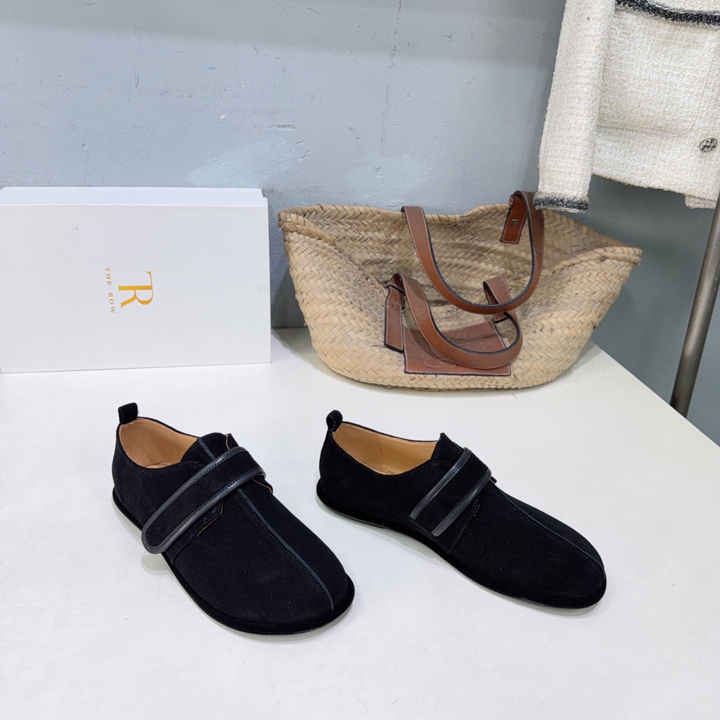 ¡Fábrica de alta calidad! Marca de moda de nicho 🔥¡Los nuevos zapatos planos Mary Jane con velcro de primavera y veran…
