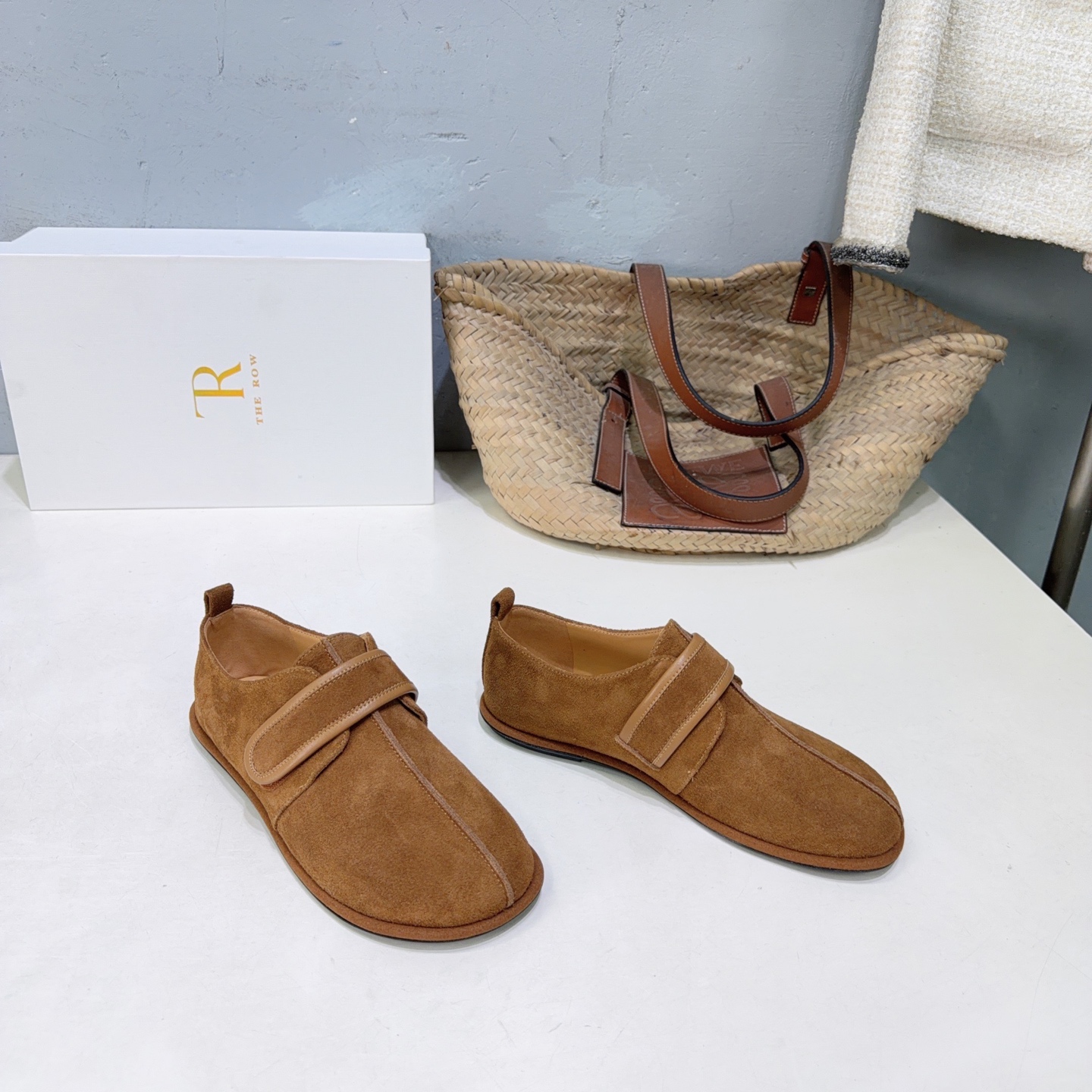 ¡Fábrica de alta calidad! Marca de moda de nicho 🔥¡Los nuevos zapatos planos Mary Jane con velcro de primavera y veran…