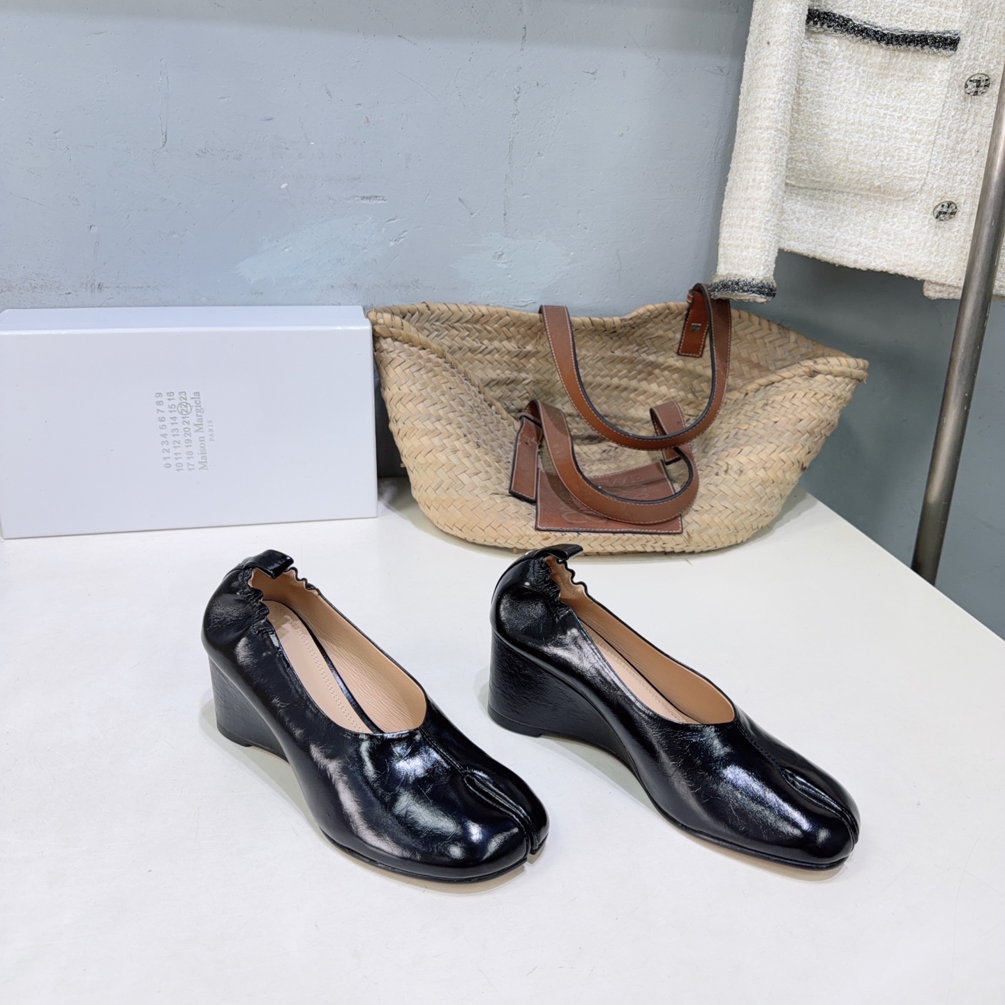 ¡Fábrica de alta calidad! Marca de moda de nicho 🔥¡Maison Marginala MM6 tabi26 primavera y verano nuevos zapatos con t…