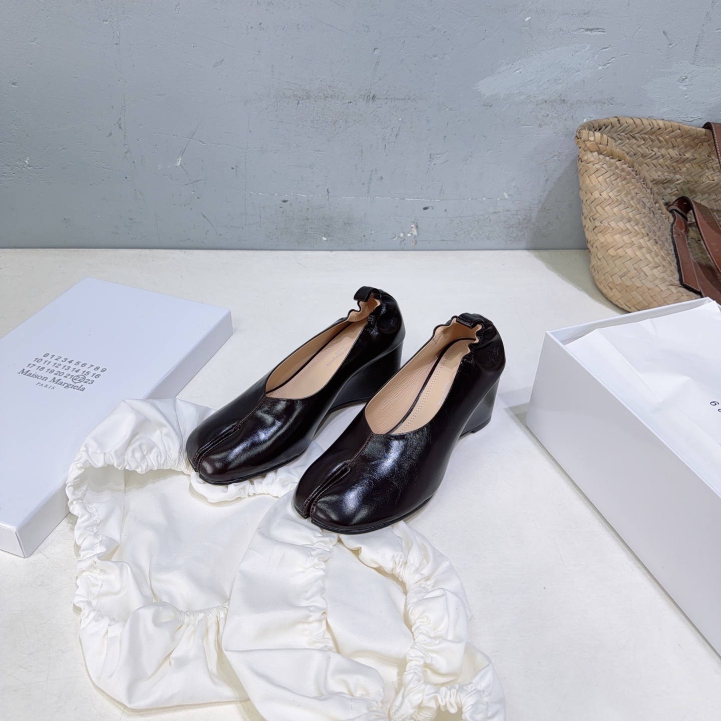¡Fábrica de alta calidad! Marca de moda de nicho 🔥¡Maison Marginala MM6 tabi26 primavera y verano nuevos zapatos con t…