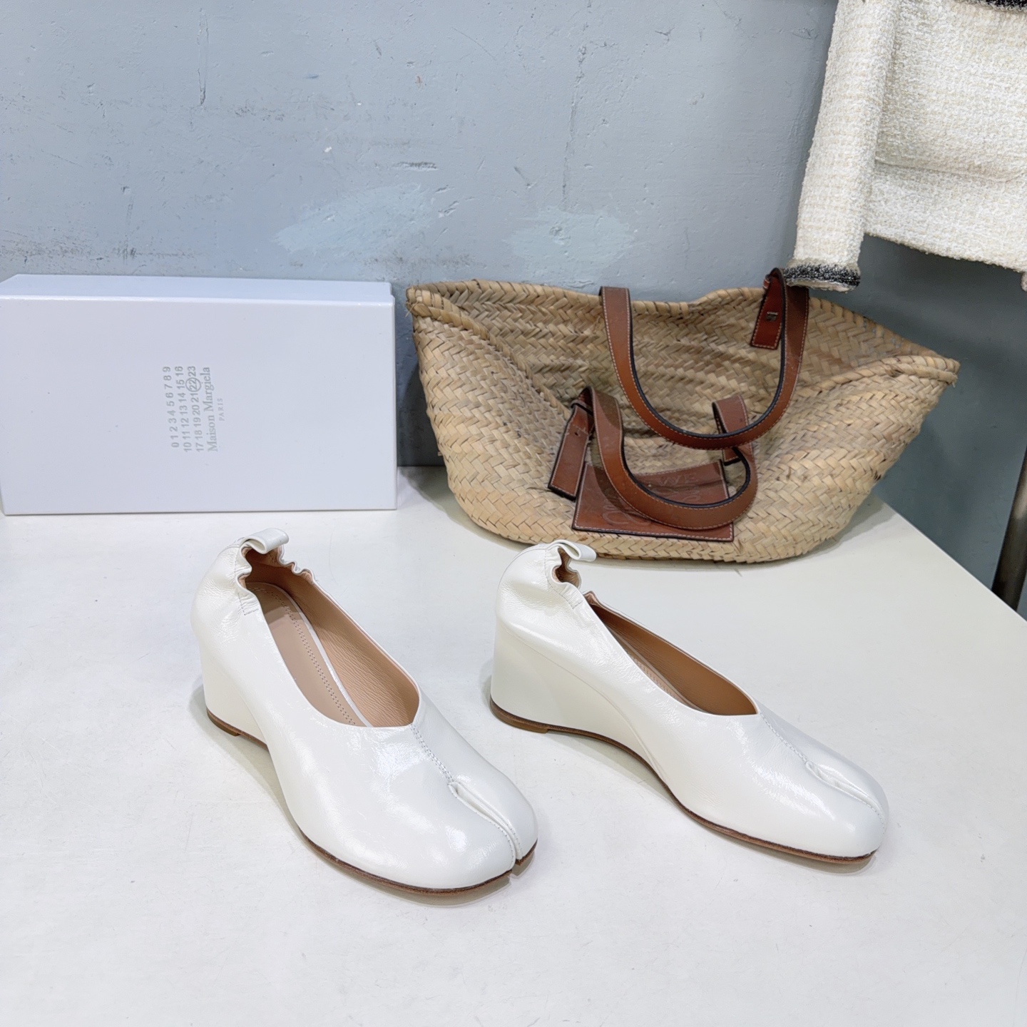 ¡Fábrica de alta calidad! Marca de moda de nicho 🔥¡Maison Marginala MM6 tabi26 primavera y verano nuevos zapatos con t…