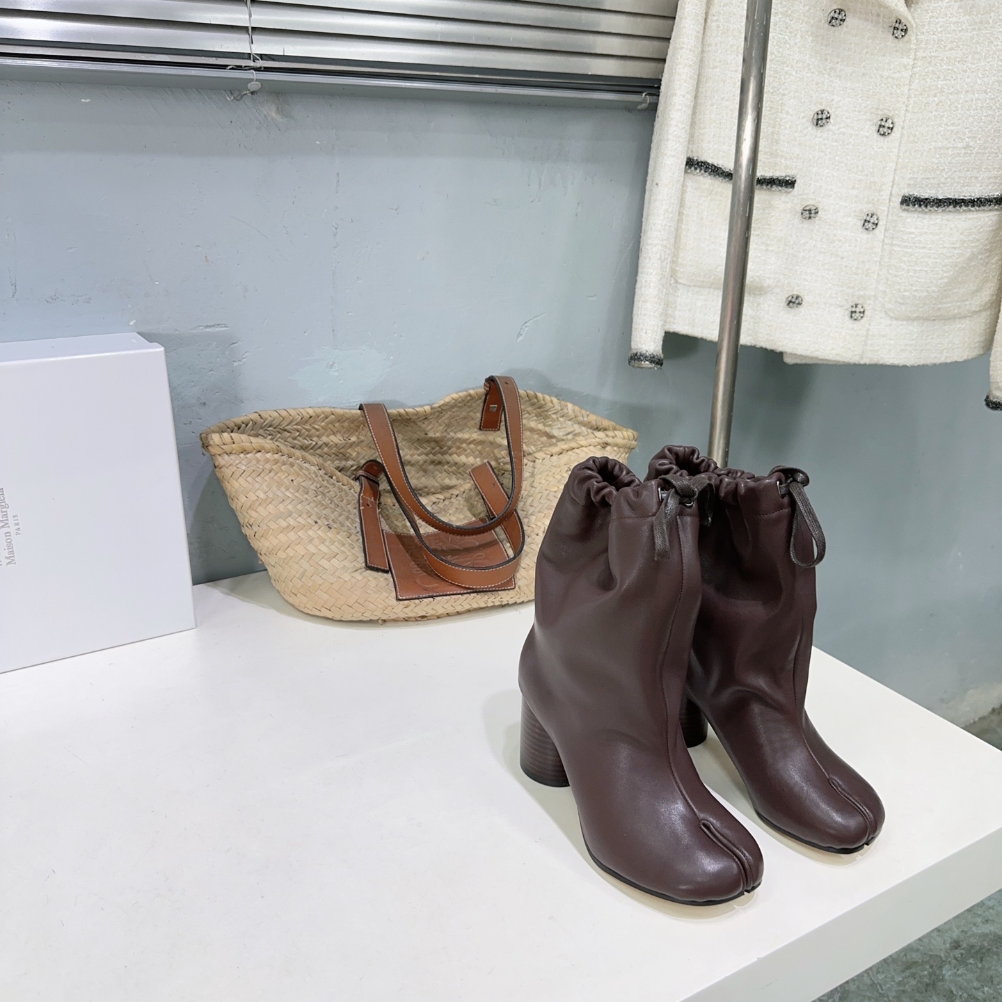 ¡Buena calidad de fábrica! Marca de moda de nicho🔥Calidad superior🔥Maison Margiela 26ss otoño e invierno mm6 botas co…