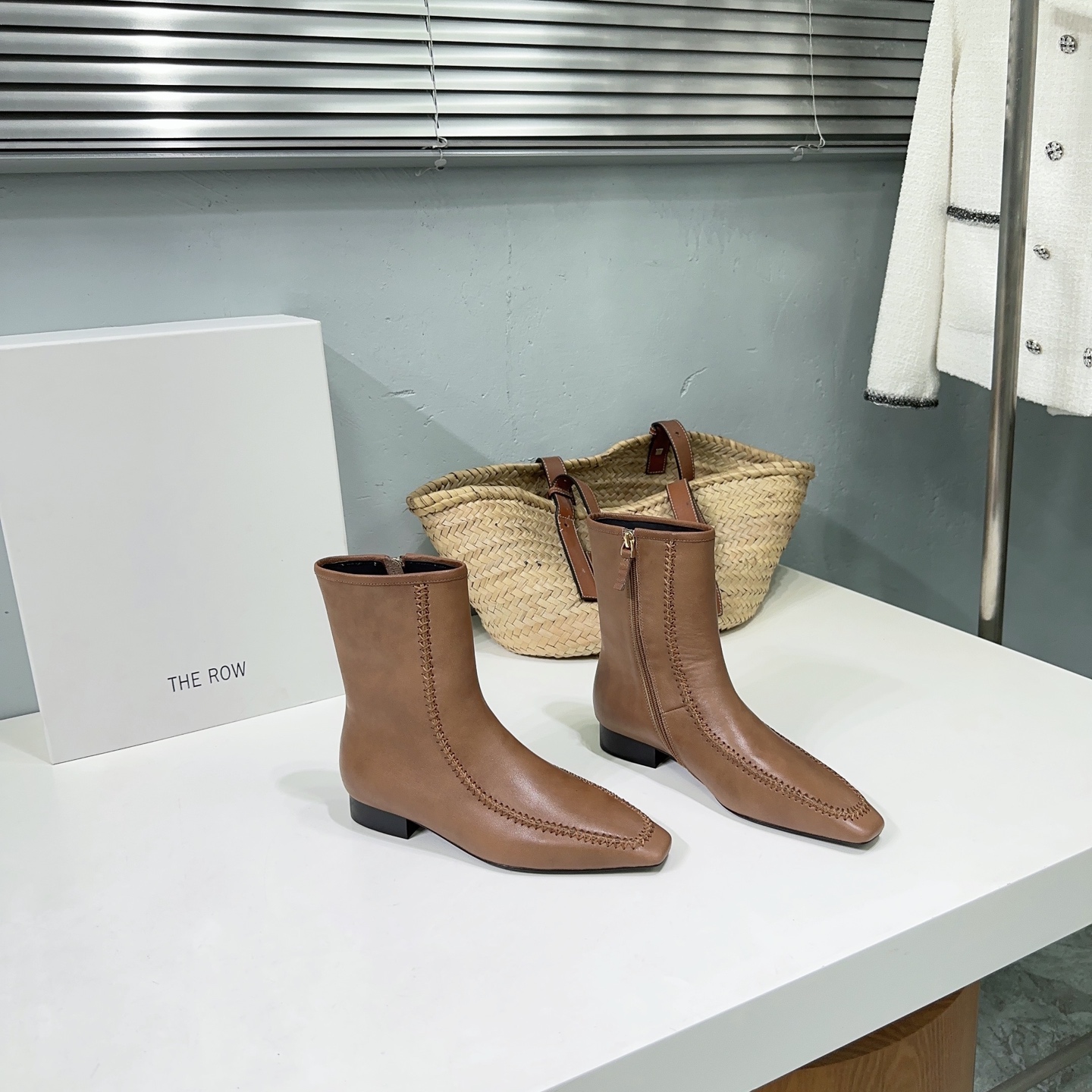 ¡Fábrica de alta calidad! Marca de moda de nicho 🔥la fila 26 botas Chelsea con techo minimalista de otoño e invierno b…