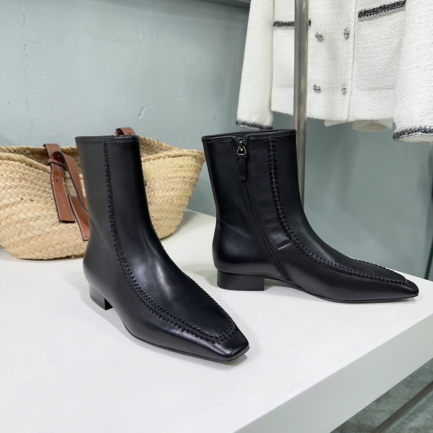 ¡Fábrica de alta calidad! Marca de moda de nicho 🔥la fila 26 botas Chelsea con techo minimalista de otoño e invierno b…