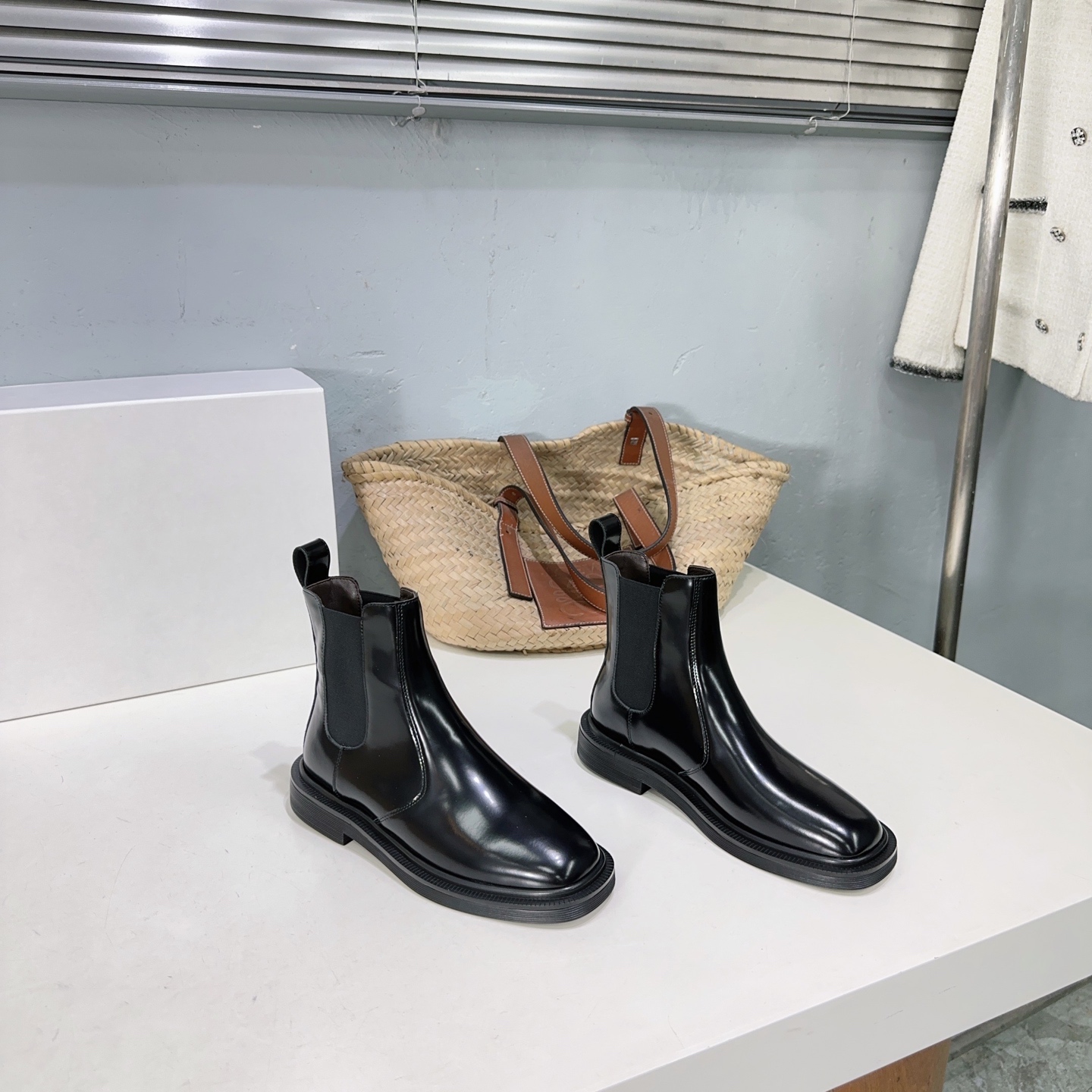 ¡Fábrica de alta calidad! Marca de moda de nicho 🔥¡Versión superior! ¡Nuevas botas Chelsea sin cordones THE ROW26ss de…