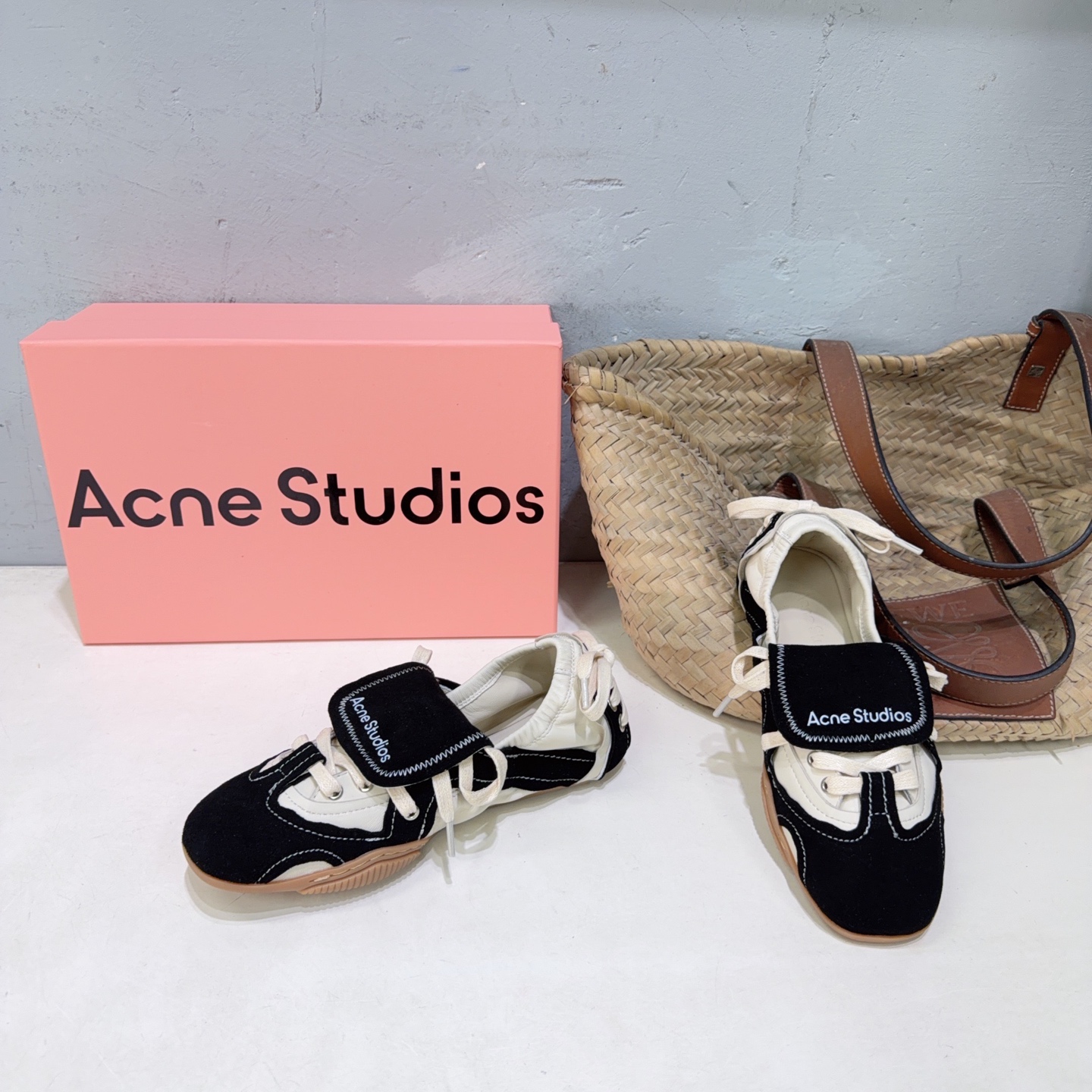¡Fábrica de alta calidad! Marca de moda de nicho 🔥 Acne Studios Ai Xi's 26, nuevos zapatos de ballet retro de primaver…