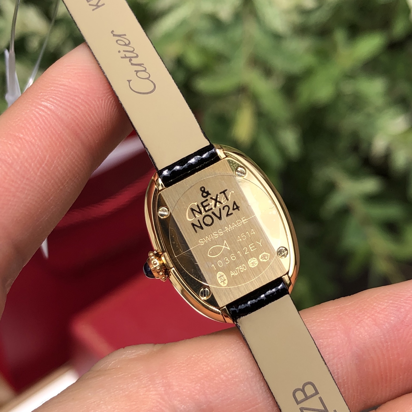 NO:944446,Stainless steel case with 18k gold clasp, gold19860909不锈钢包18k黄金的表壳表扣,,gold,Watch