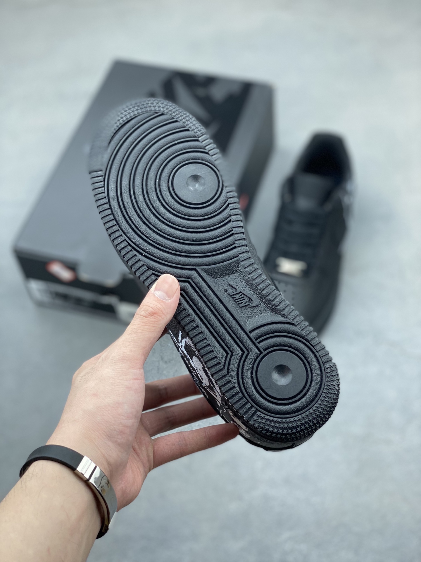 Nike Air Force 1 '07 Low Black Comme des Garcons SHIRT Supreme Sneakers 7 i1748977517739 928 0 5
