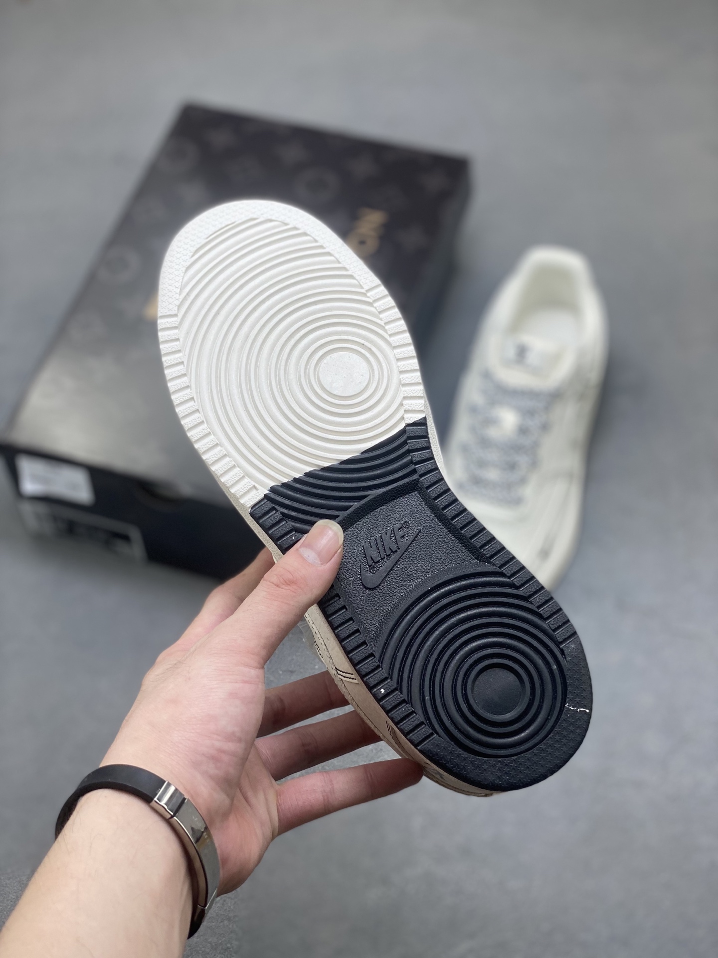 Nike Ebernon Low PRM with Louis Vuitton Accents - Premium Leather Sneakers 7 i1750959220436 2431 0 5