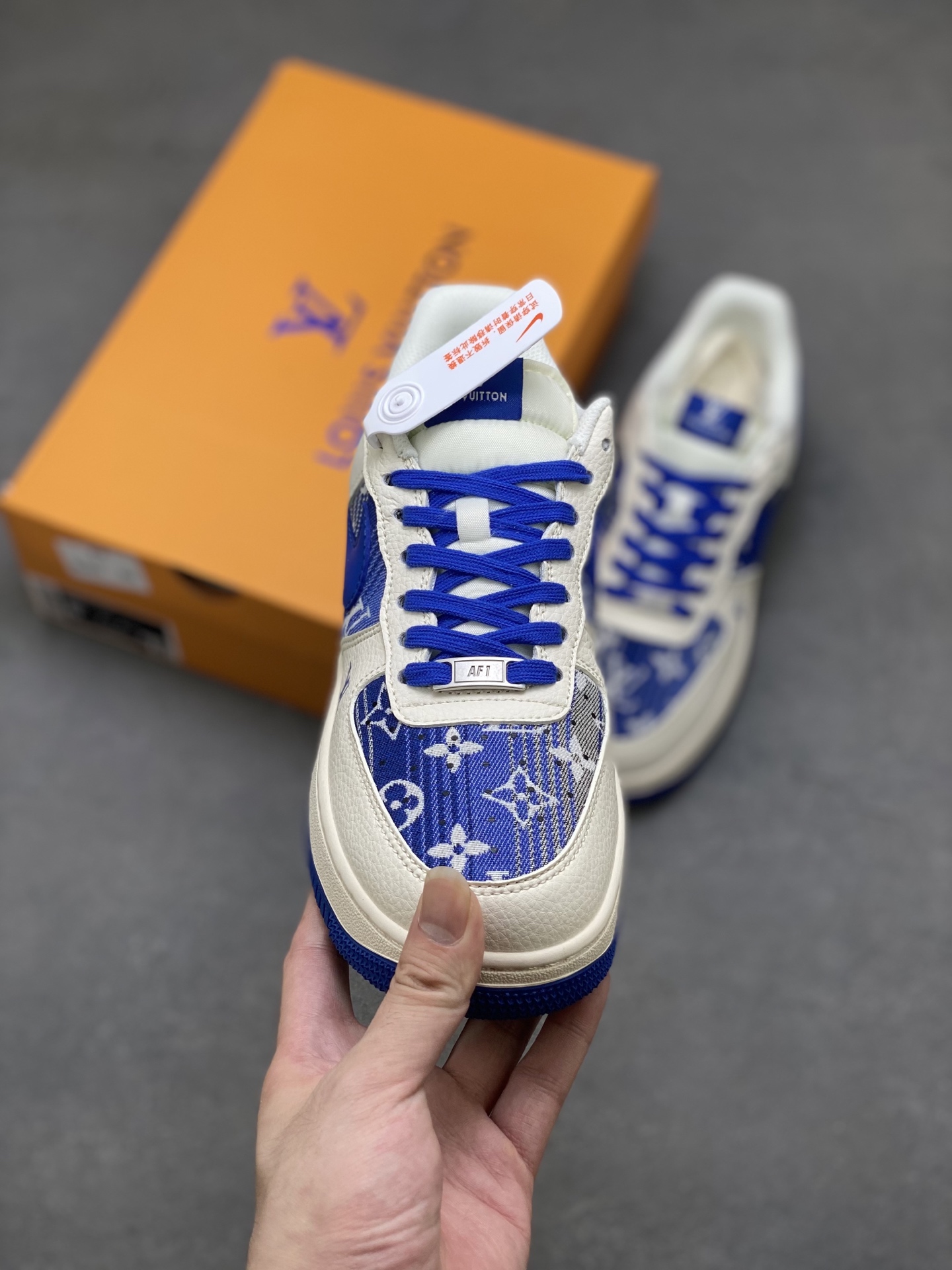 Nike Air Force 1 '07 Low Louis Vuitton Blue,Limited Edition Sneakers 3 i1751398041969 7707 0 1