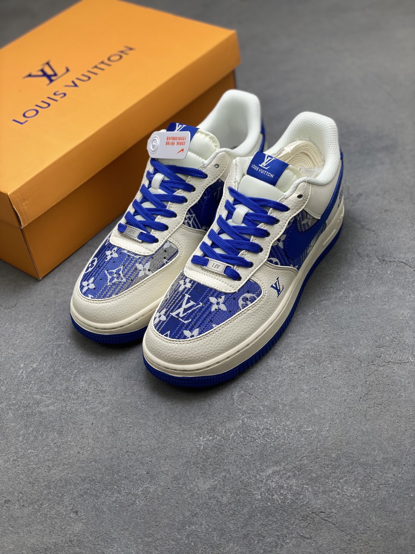 Nike Air Force 1 '07 Low Louis Vuitton Blue,Limited Edition Sneakers 9 i1751398046410 7851 0 7