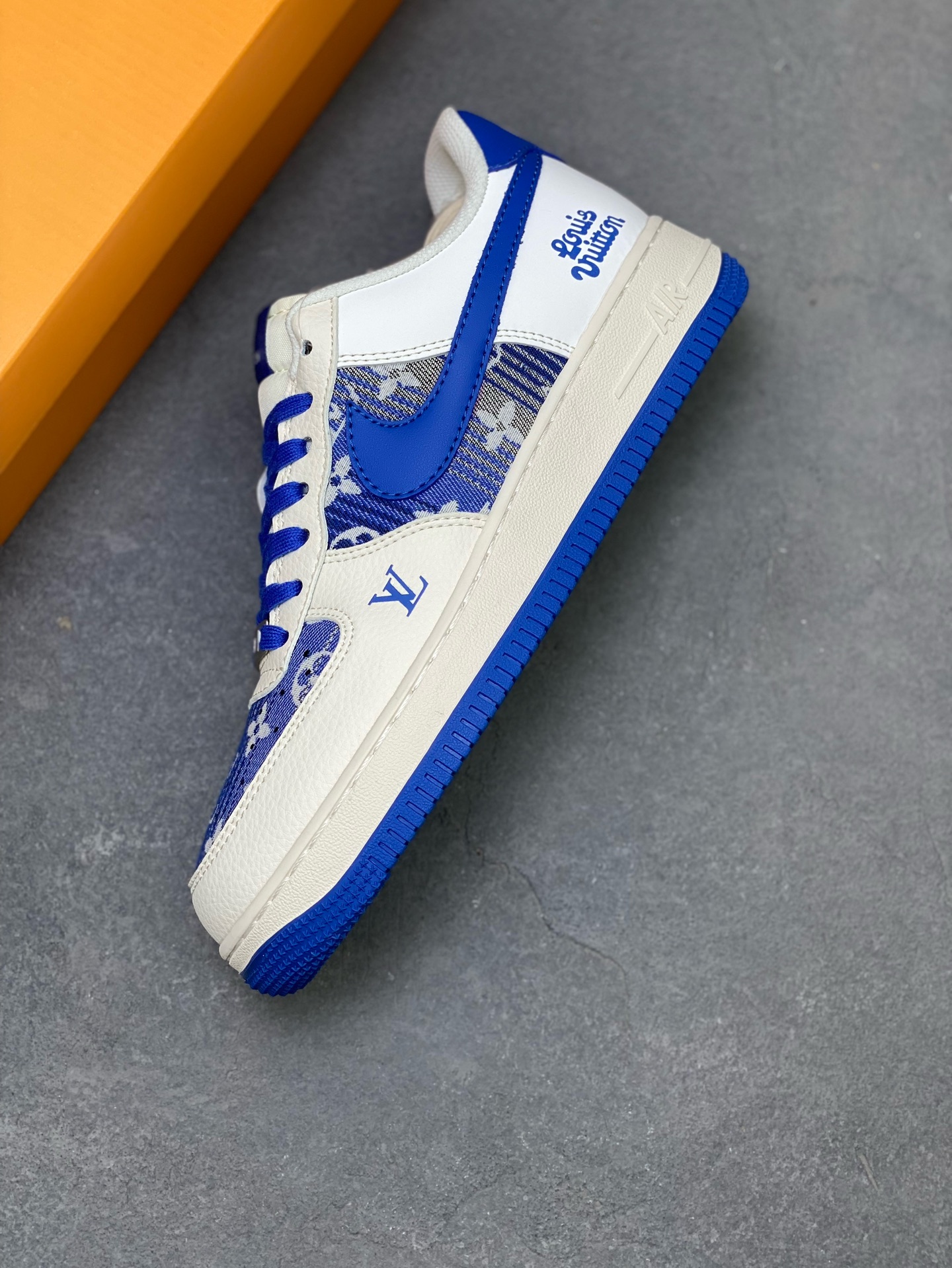 Nike Air Force 1 '07 Low Louis Vuitton Blue,Limited Edition Sneakers 8 i1751398056082 661