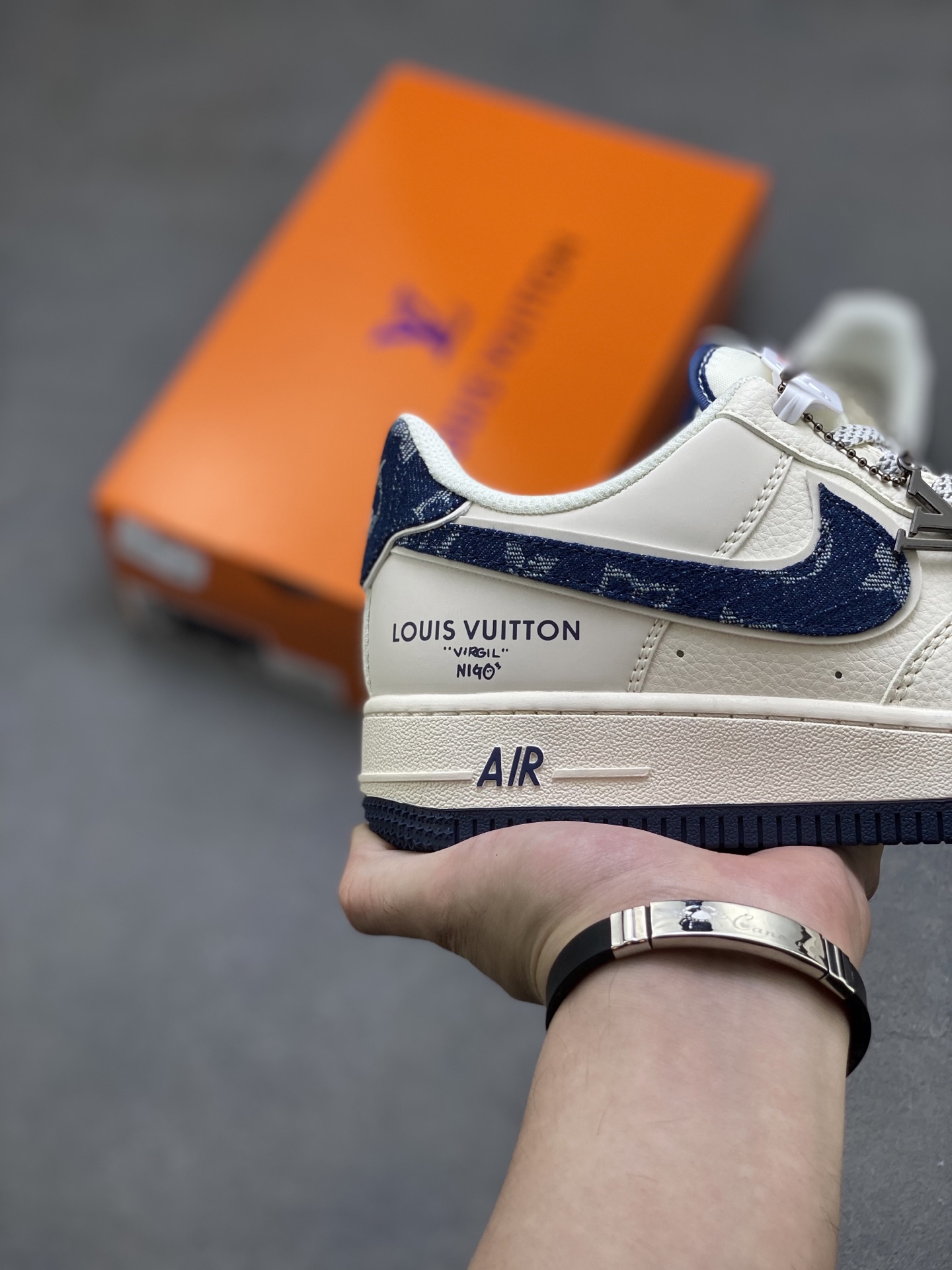 Nike Air Force 1 Low Louis Vuitton Denim - Limited Edition Sneakers 6 i1751398170381 3047 0 4