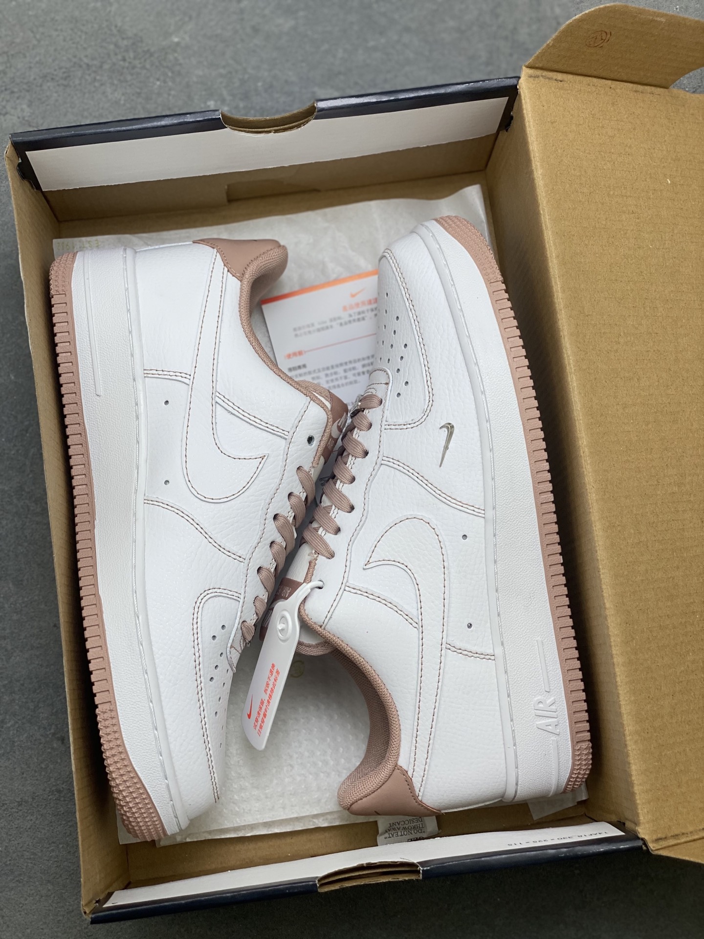 Nike Air Force 1 '07 Low White/Rose Gold Women's Casual Shoes IB6543-100 10 i1751992523337 7854 0 8