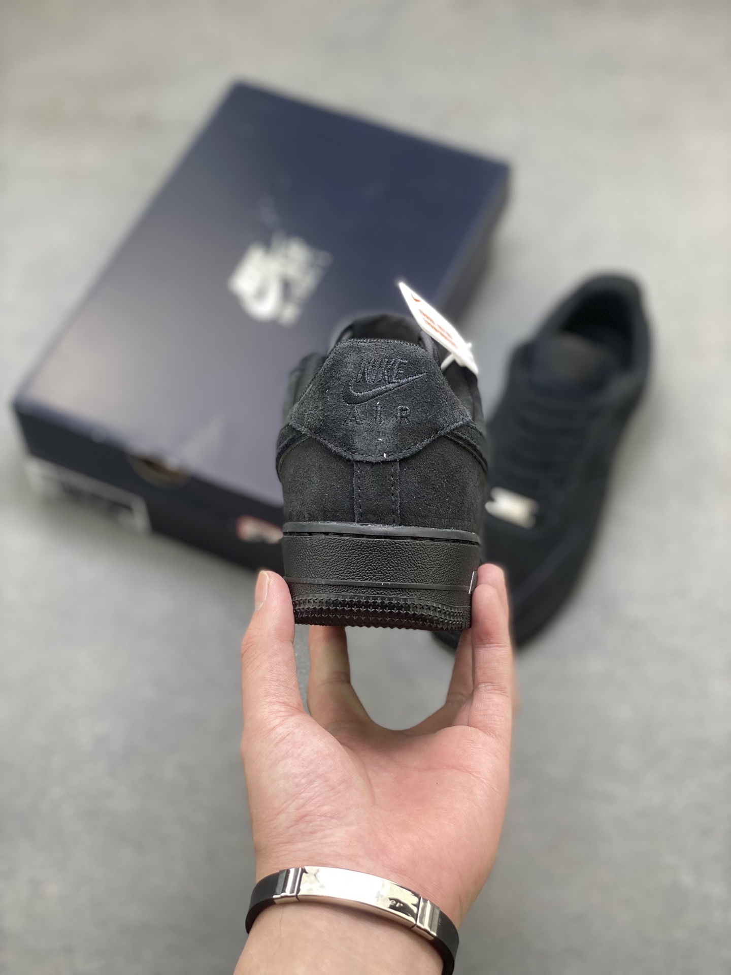 Nike Air Force 1 '07 Low Black Suede Casual Shoes HQ1966-002 5 i1751992559152 5701 0 3