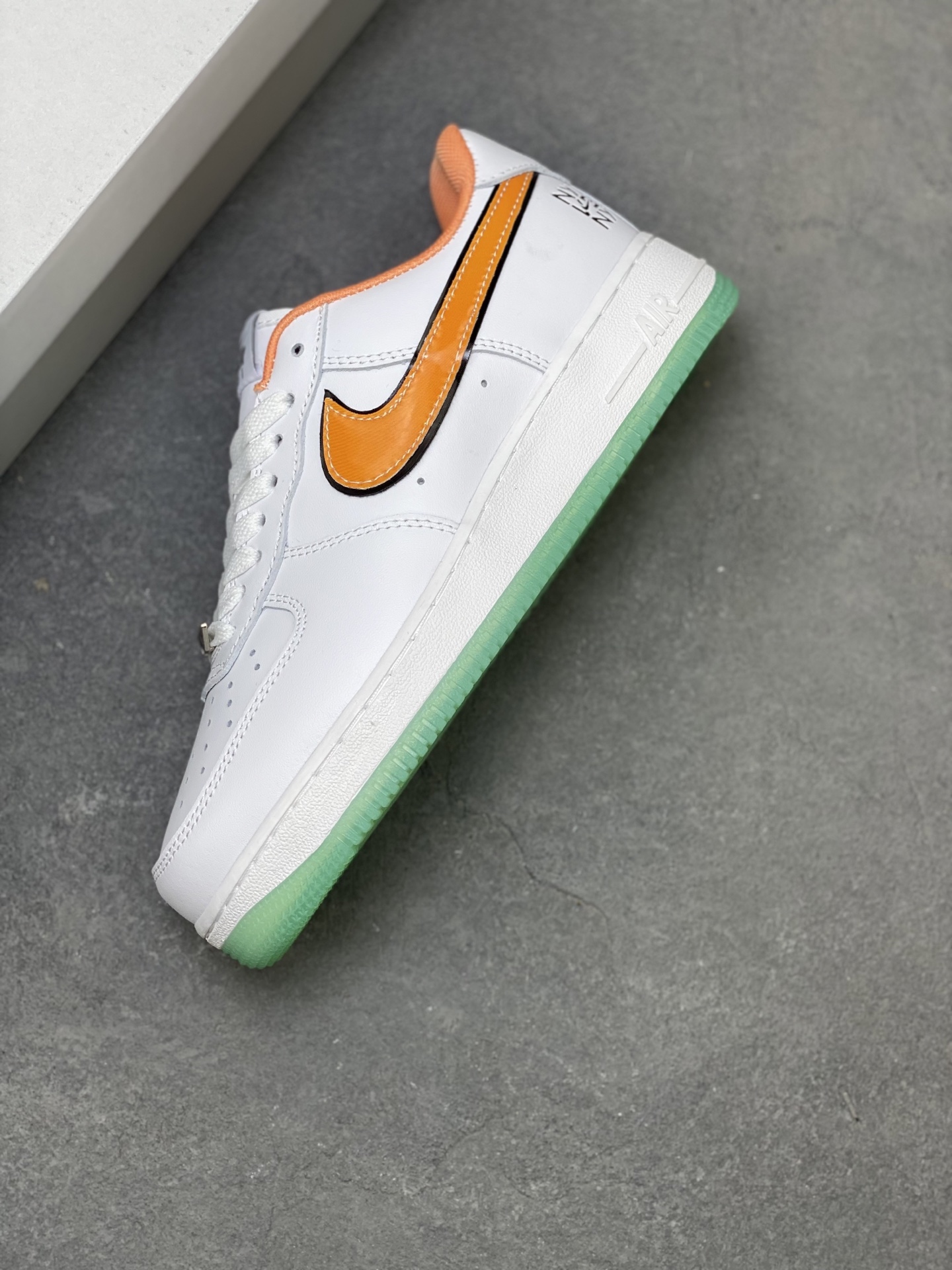 Nike Air Force 1 '07 Low White/Orange Athletic Shoes - IH4962-100 8 i1752854468276 522 0 6