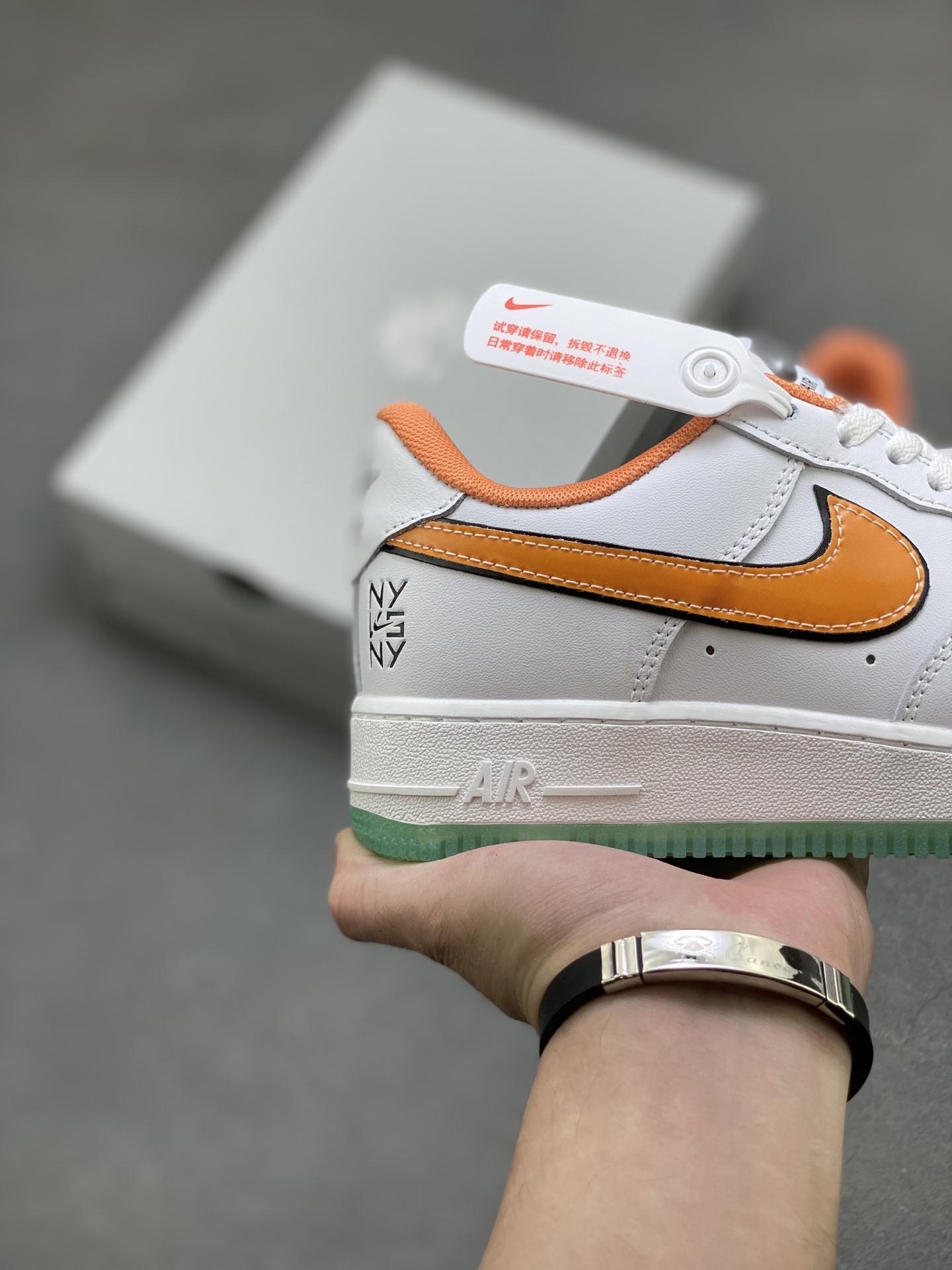 Nike Air Force 1 '07 Low White/Orange Athletic Shoes - IH4962-100 6 i1752854471429 1456 0 4