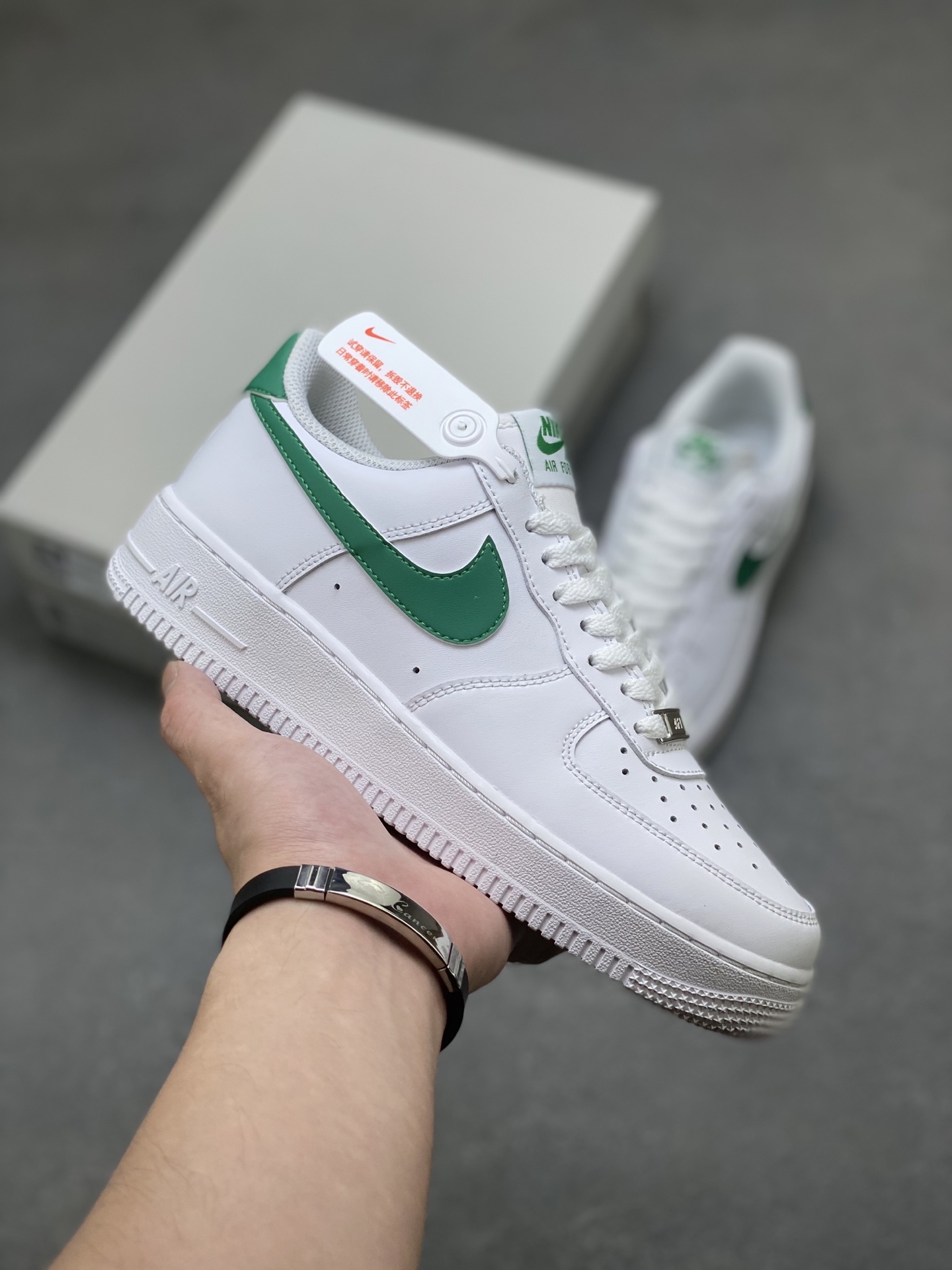 Nike Air Force 1 '07 Low White/Green Sneakers FJ4146-121 Limited Edition 2 i1752854553273 83 0 0
