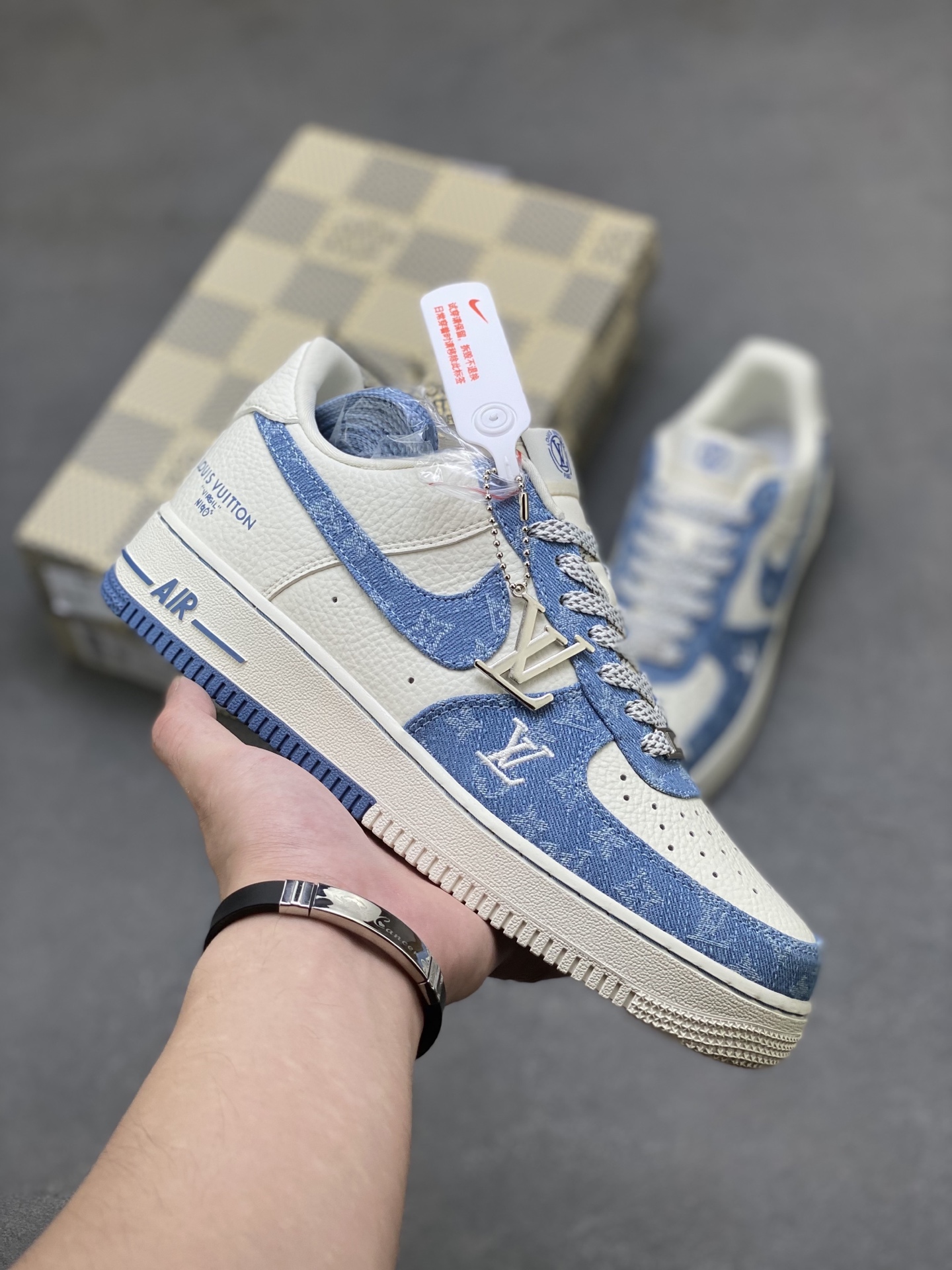 Nike Air Force 1 '07 Low Louis Vuitton Custom Sneakers - Limited Edition 2 i1752854651183 2545 0 0