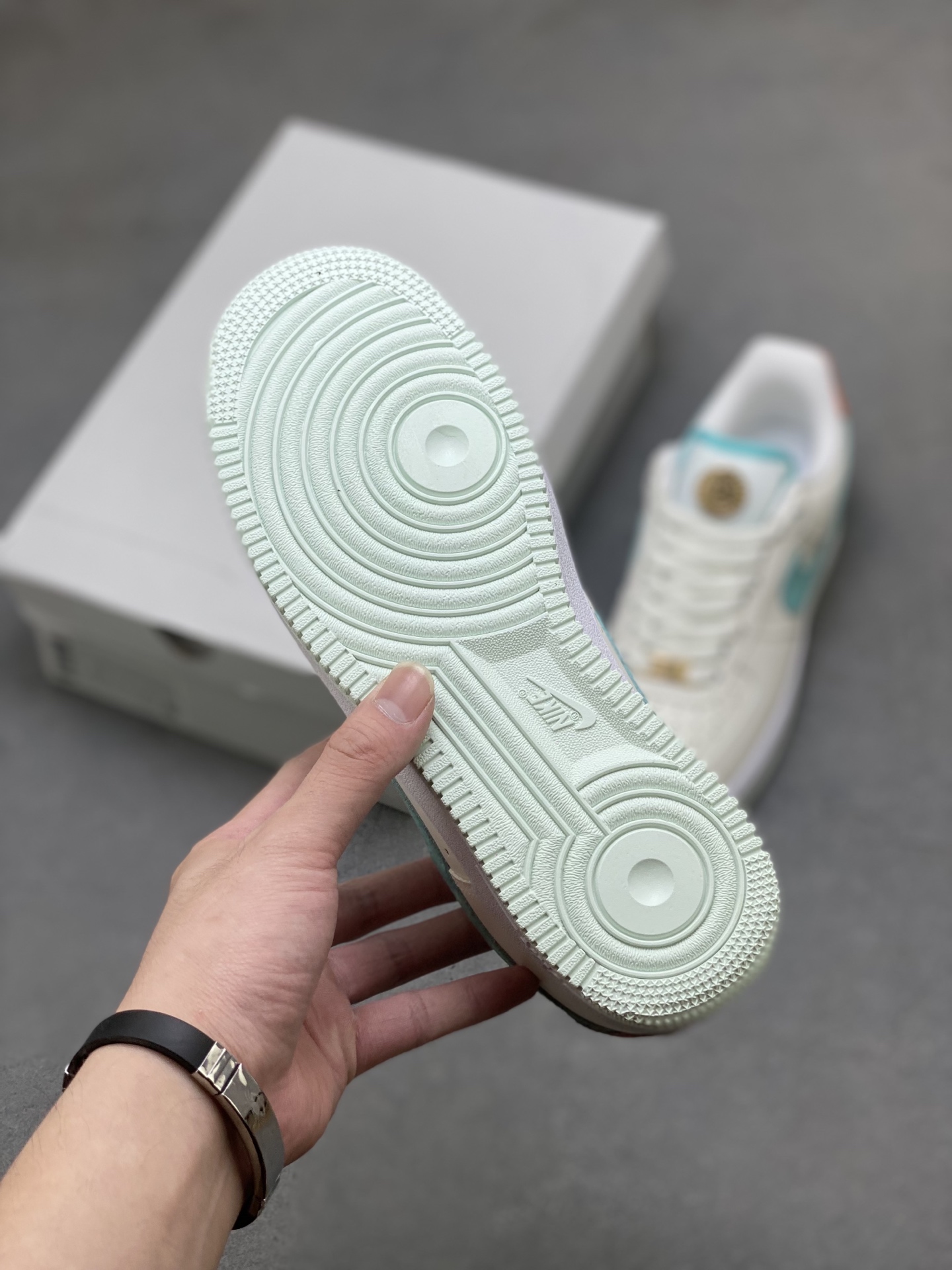 Nike Air Force 1 '07 Low Cream/Teal/Orange - Iconic Style, Premium Comfort 7 i1753113932867 5329 0 5