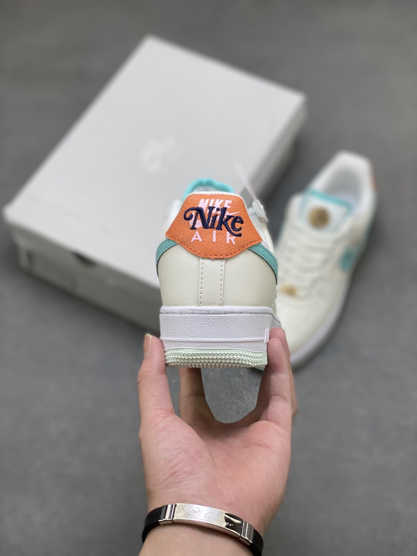 Nike Air Force 1 '07 Low Cream/Teal/Orange - Iconic Style, Premium Comfort 5 i1753113933118 5490 0 3