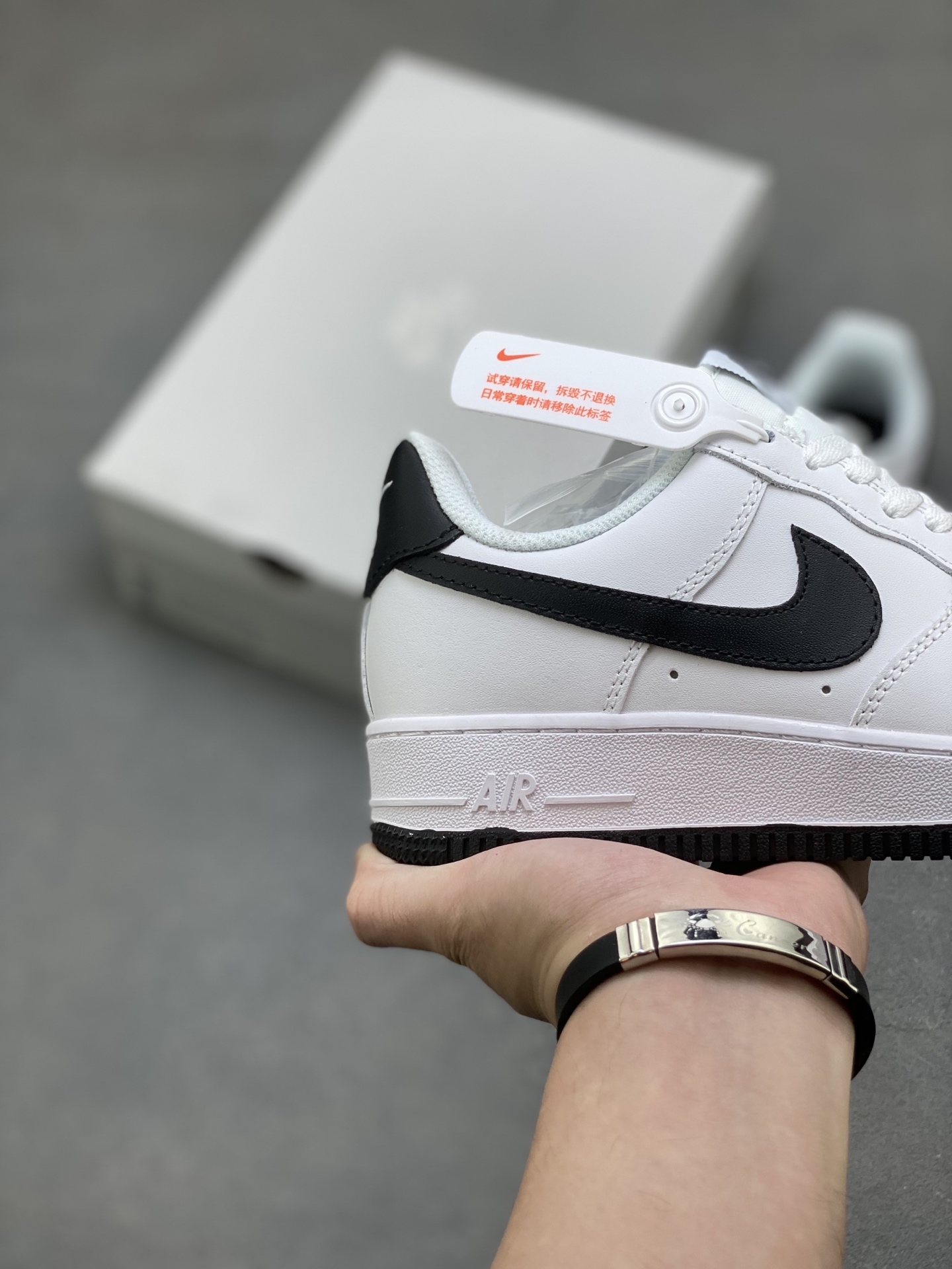 Nike Air Force 1 '07 Low White/Black - Original Quality & Comfortable Sneakers 6 i1753114070243 4444 0 4