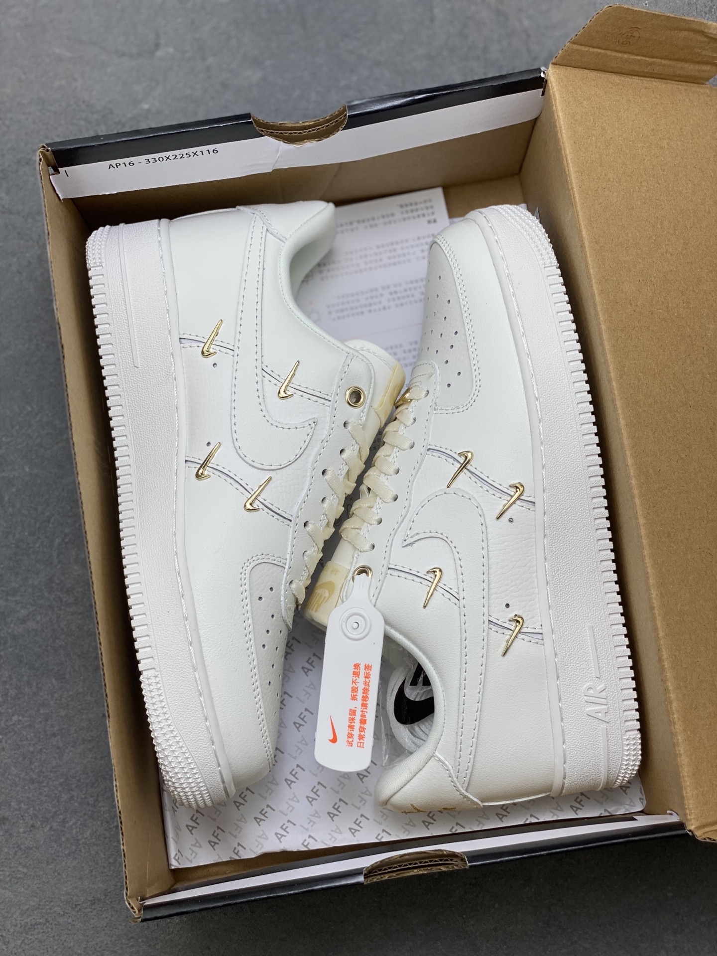 Nike Air Force 1 '07 Low Cream White/Gold Accents - Premium Comfort 10 i1753114152142 8484 0 8
