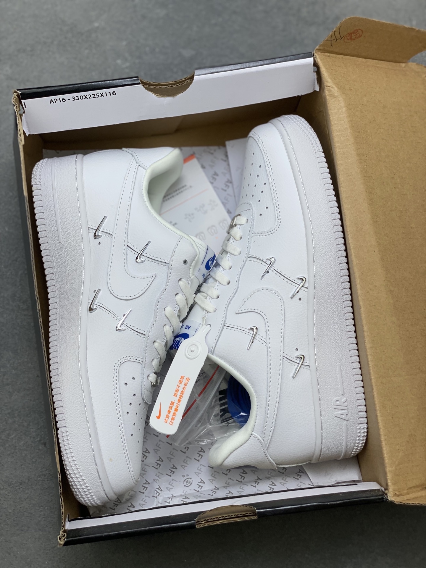 Nike Air Force 1 '07 Low White/Blue Stitching CT1990-100 Sneakers 10 i1753114201686 8497 0 8