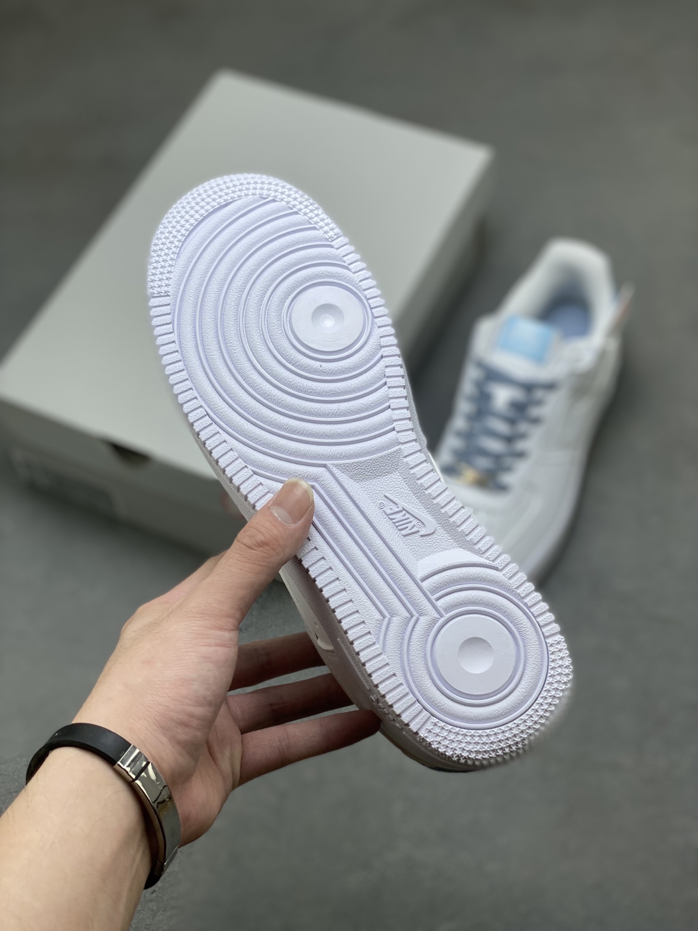 Nike Air Force 1 '07 Low White/Blue Casual Sneakers - Limited Edition 7 i1753200210634 7113 0 5