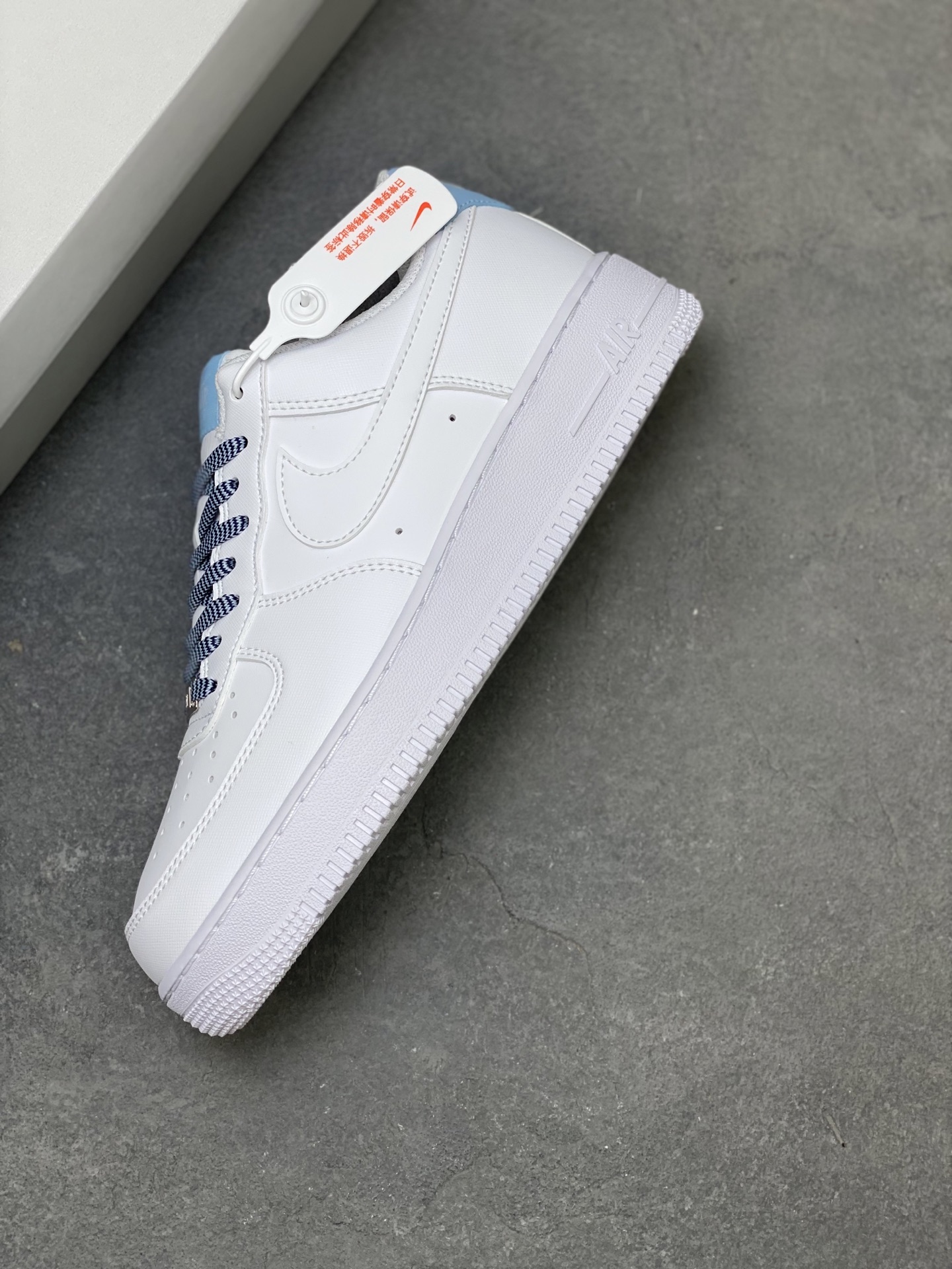 Nike Air Force 1 '07 Low White/Blue Casual Sneakers - Limited Edition 8 i1753200212201 6928 0 6