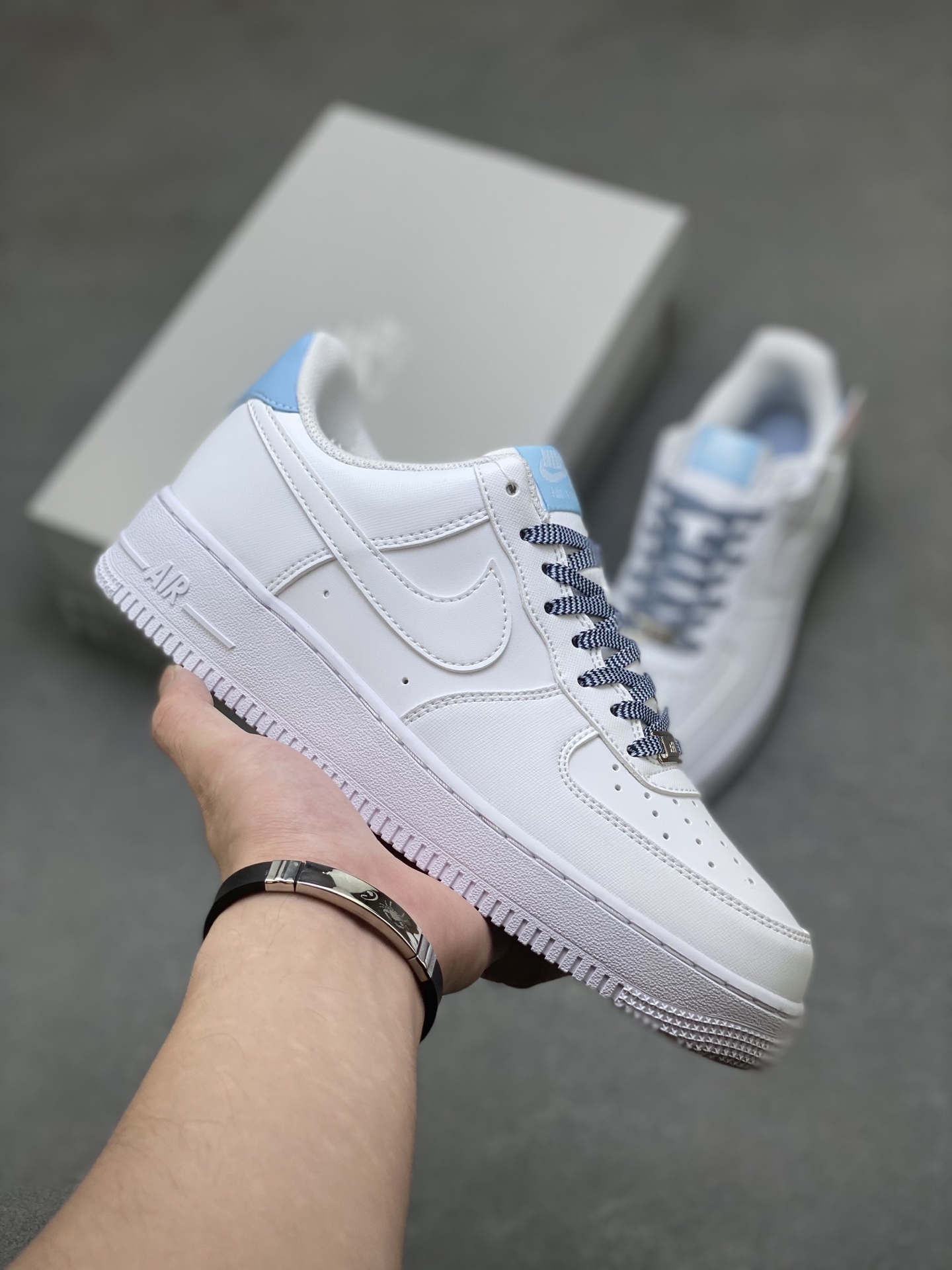 Nike Air Force 1 '07 Low White/Blue Casual Sneakers - Limited Edition 2 i1753200213826 598 0 0