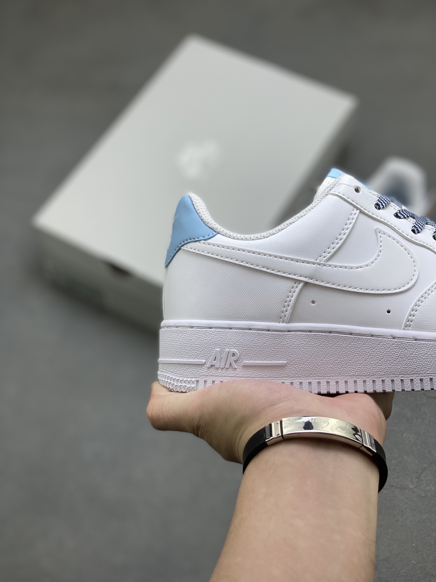 Nike Air Force 1 '07 Low White/Blue Casual Sneakers - Limited Edition 6 i1753200216761 5471 0 4