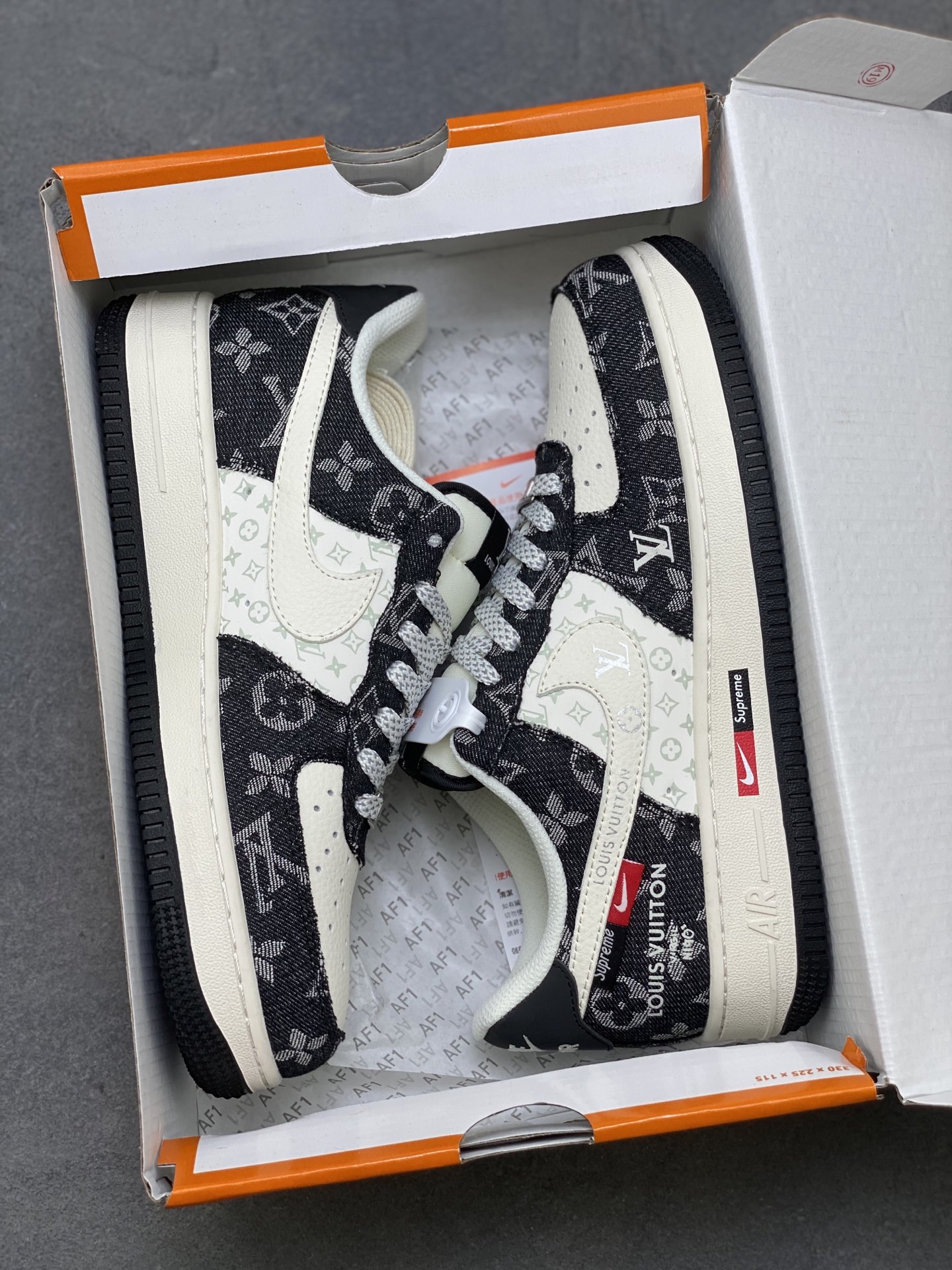 Nike Air Force 1 '07 Low Louis Vuitton Supreme Limited Edition Sneakers 10 i1753286621969 330 0 8