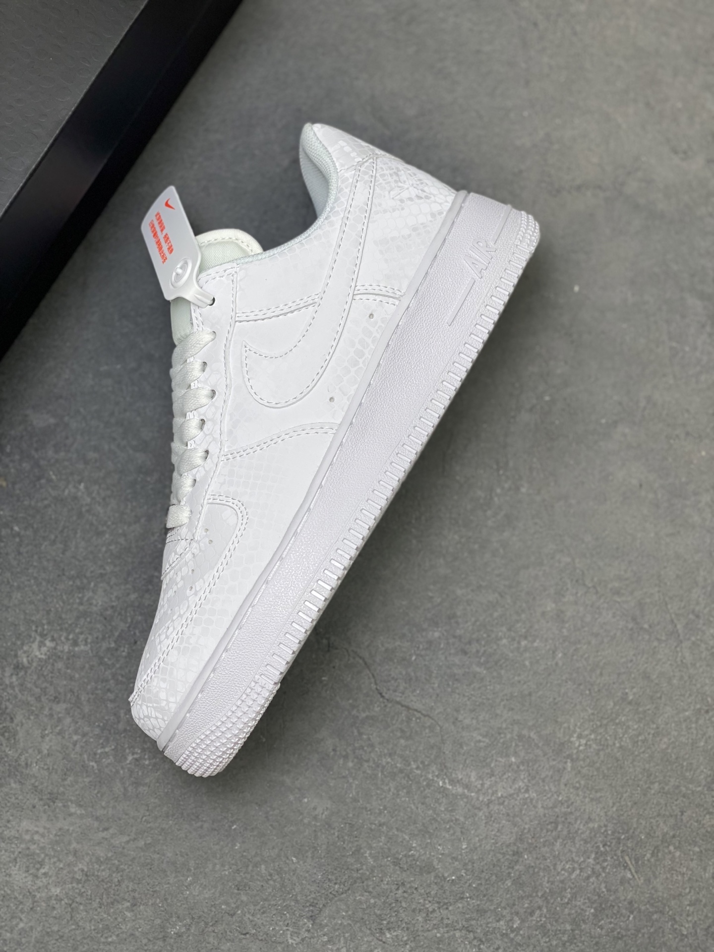 Nike Air Force 1 '07 Low White Snakeskin Casual Sneakers - Limited Edition 8 i1754064329789 55 0 6
