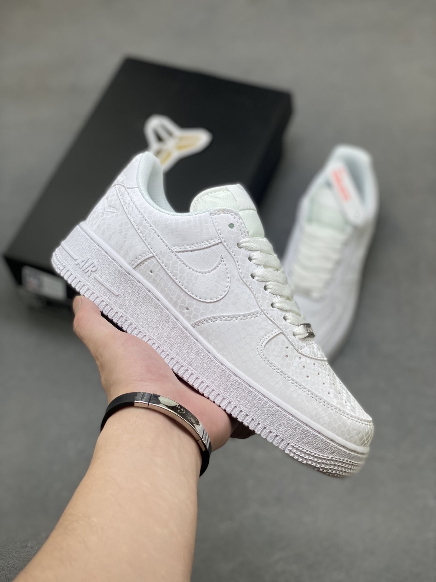 Nike Air Force 1 '07 Low White Snakeskin Casual Sneakers - Limited Edition 2 i1754064333226 3130 0 0