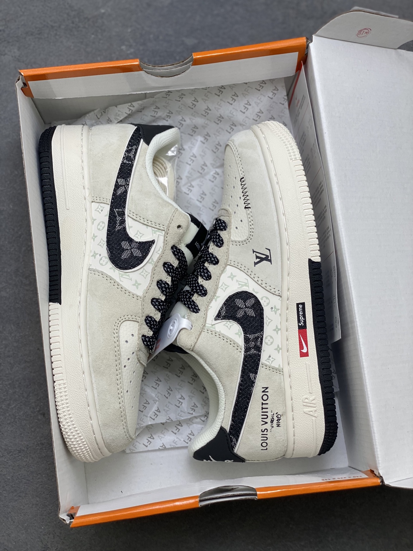 Nike Air Force 1 '07 Low Louis Vuitton Custom Sneakers Limited Edition 10 i1754064372224 4917 0 8