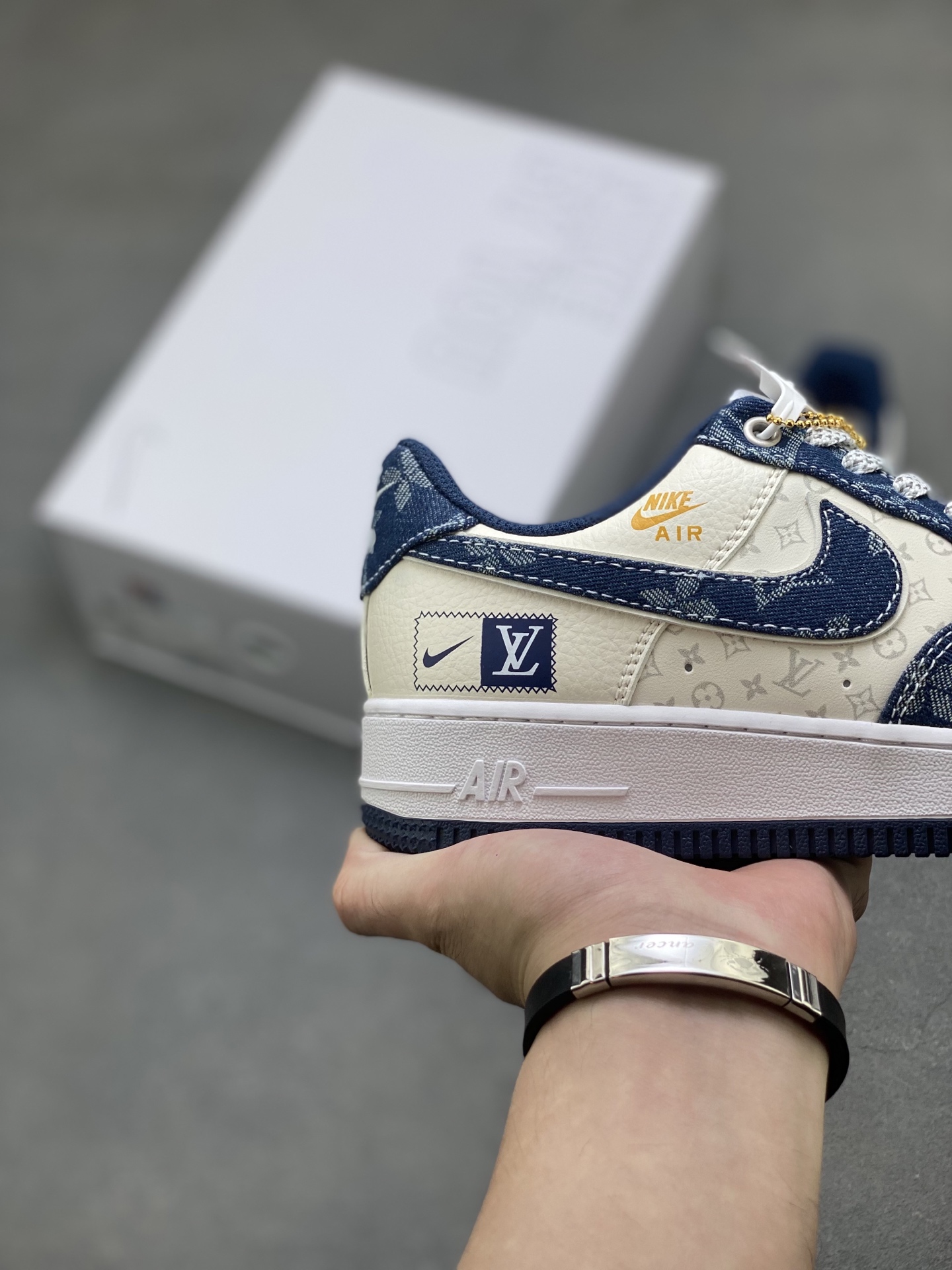 Nike Air Force 1 '07 Low Louis Vuitton Custom Sneakers - Limited Edition 6 i1754064412536 5441 0 4