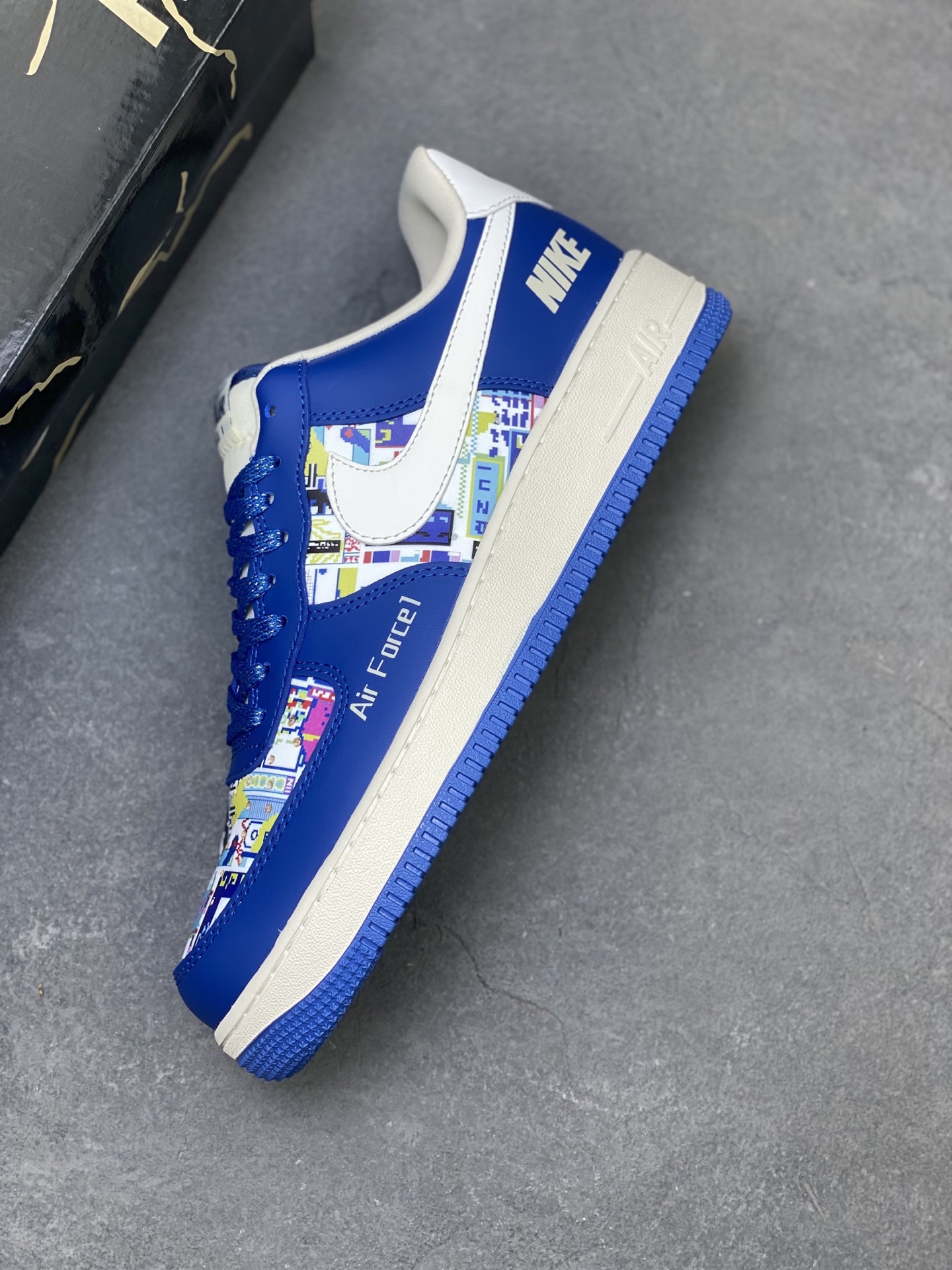 Nike Air Force 1 '07 Low Blue Stitch Sneakers Limited Edition - All Sizes 8 i1754236853129 3783 0 6