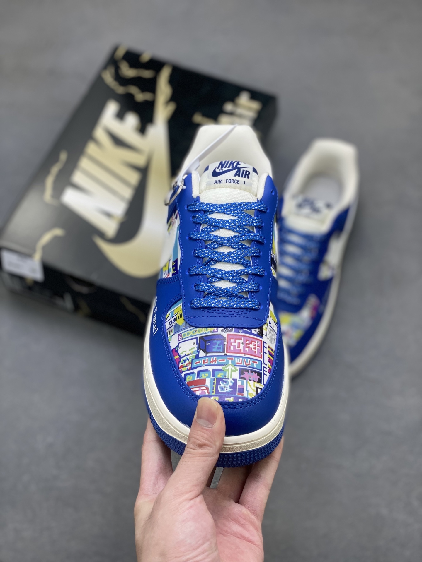 Nike Air Force 1 '07 Low Blue Stitch Sneakers Limited Edition - All Sizes 3 i1754236853815 5414 0 1