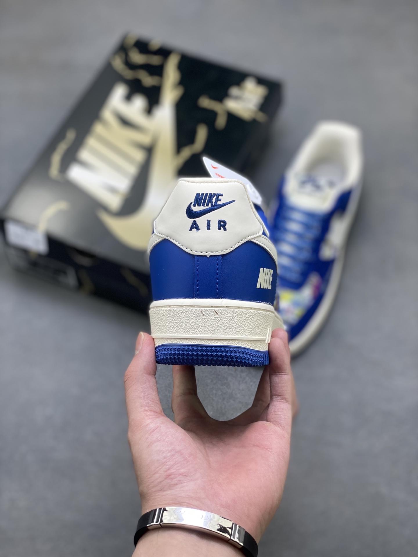 Nike Air Force 1 '07 Low Blue Stitch Sneakers Limited Edition - All Sizes 5 i1754236855244 4422 0 3
