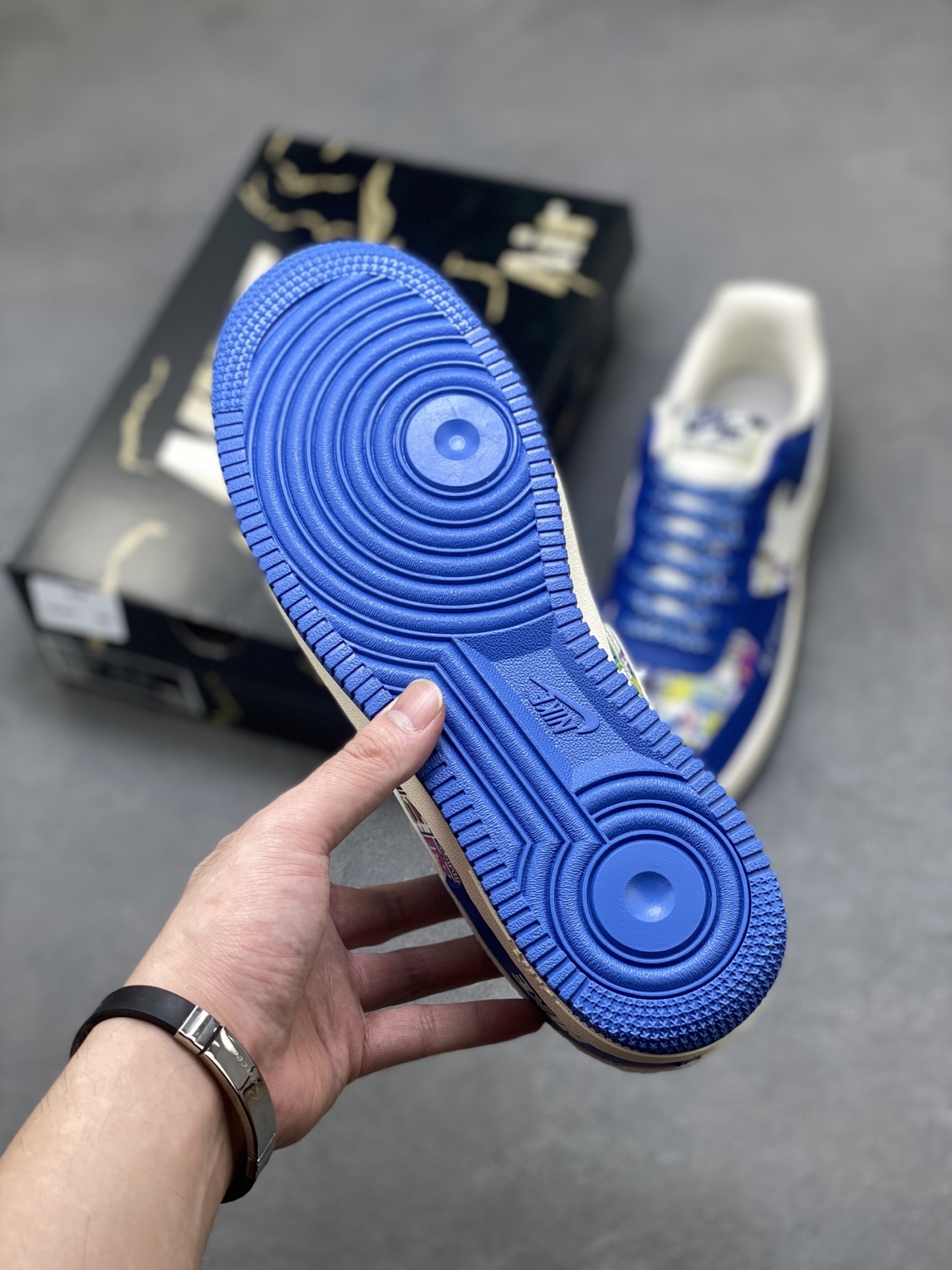 Nike Air Force 1 '07 Low Blue Stitch Sneakers Limited Edition - All Sizes 7 i1754236856123 3758 0 5