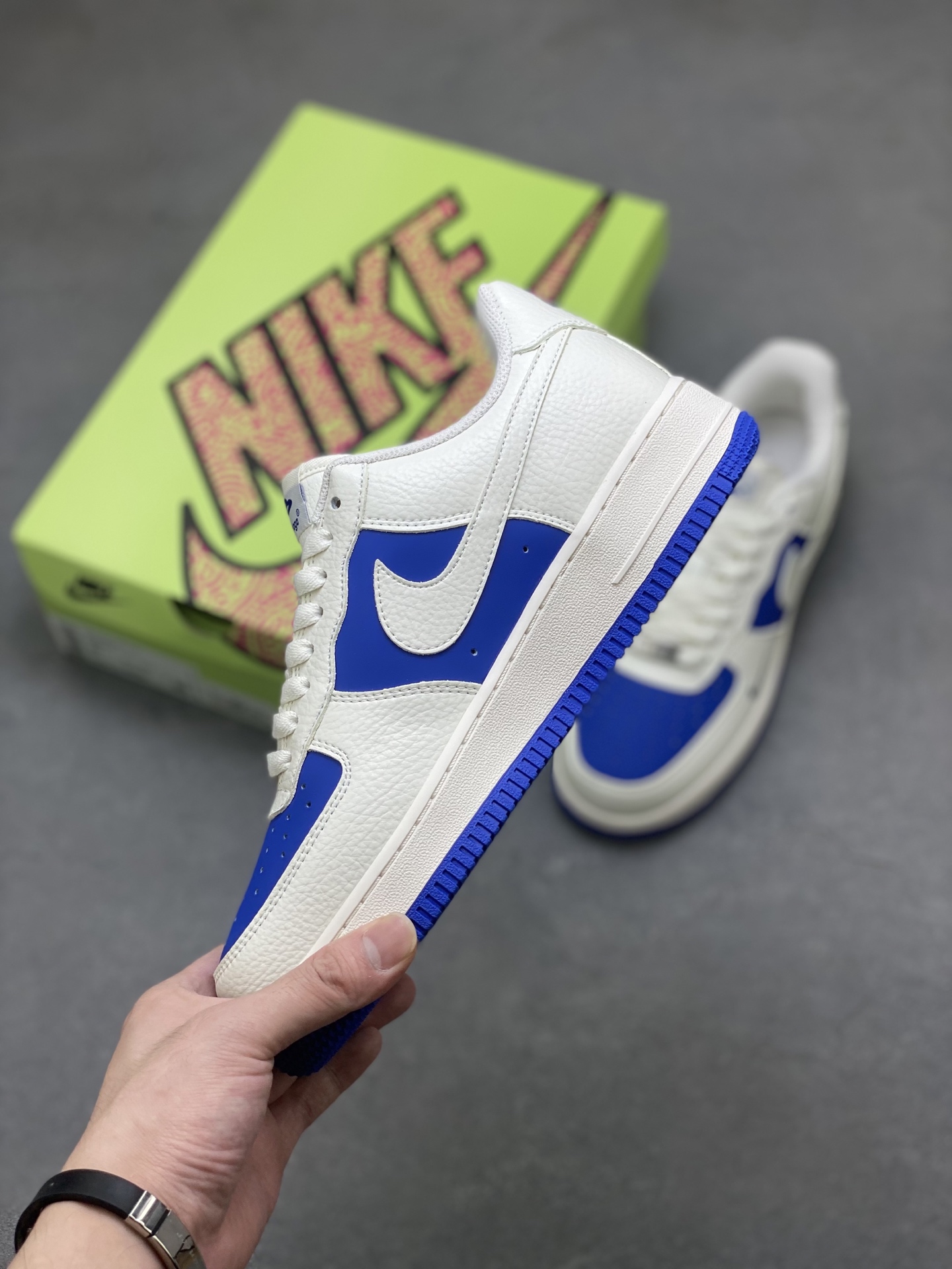 Nike Air Force 1 '07 Low White/Blue Sneakers Limited Edition (Company Grade) 4 i1754236891530 9962 0 2