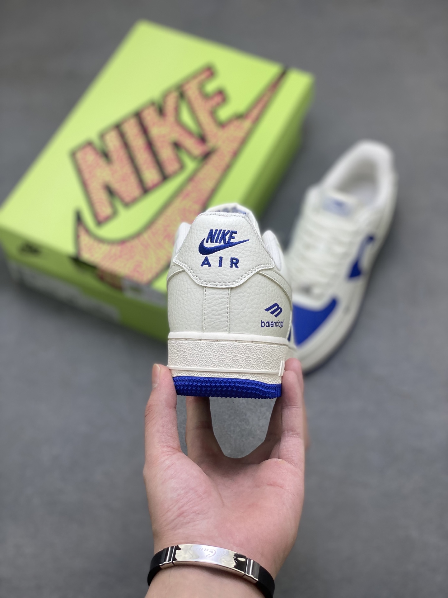 Nike Air Force 1 '07 Low White/Blue Sneakers Limited Edition (Company Grade) 5 i1754236892103 3288 0 3
