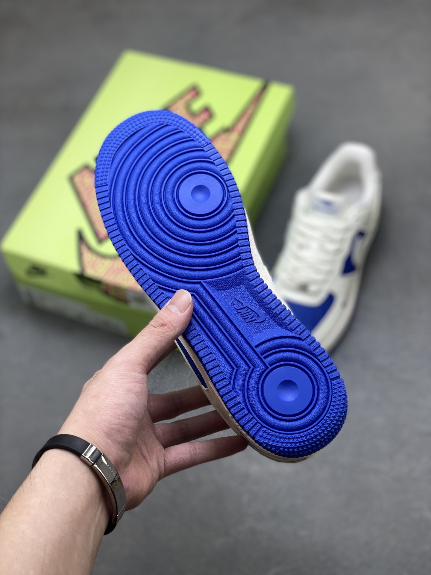 Nike Air Force 1 '07 Low White/Blue Sneakers Limited Edition (Company Grade) 7 i1754236896101 3482 0 5