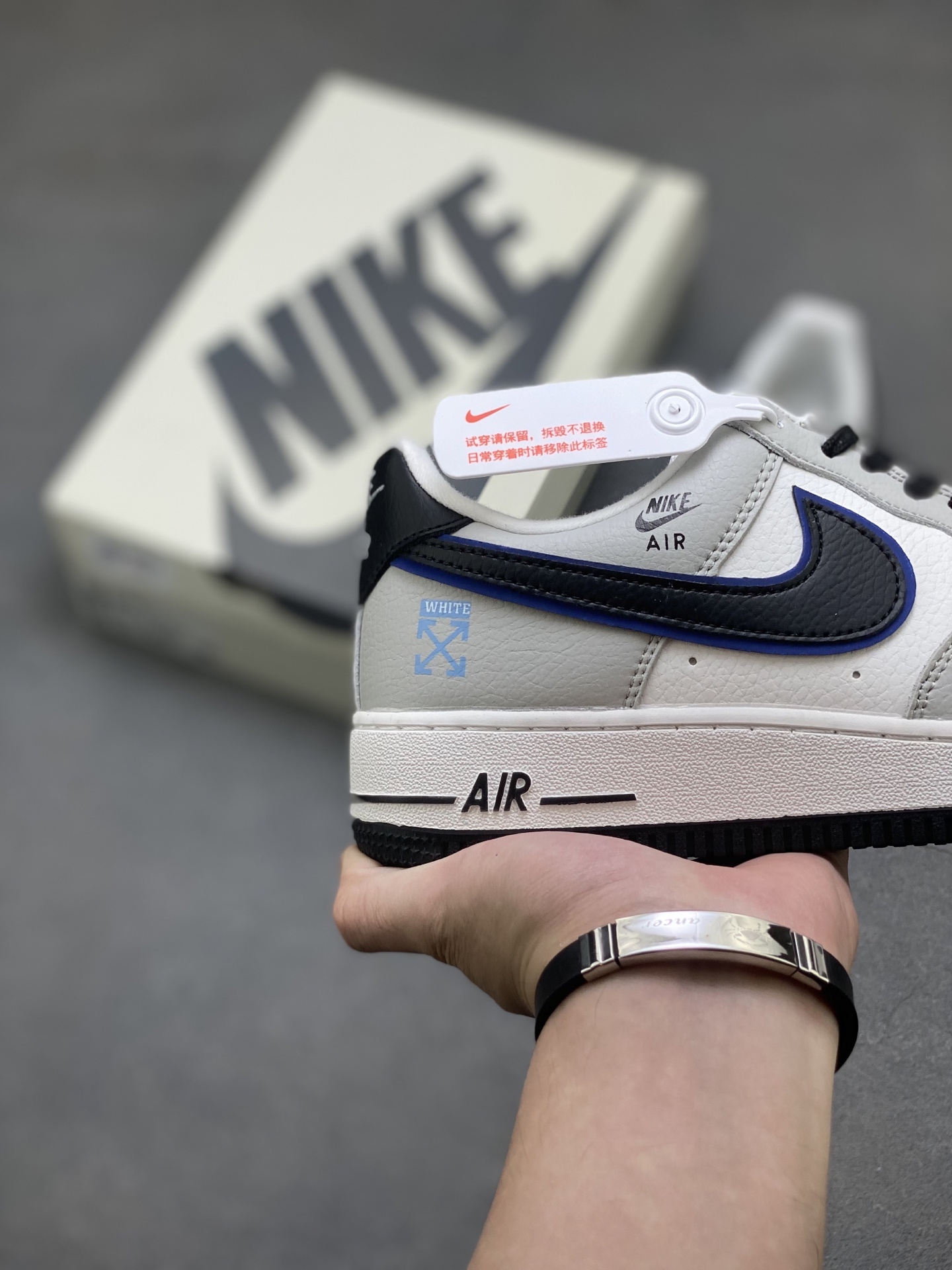 Nike Air Force 1 '07 Low White Grey Black Casual Sneakers DQ6628-162 6 i1754236937304 8312 0 4